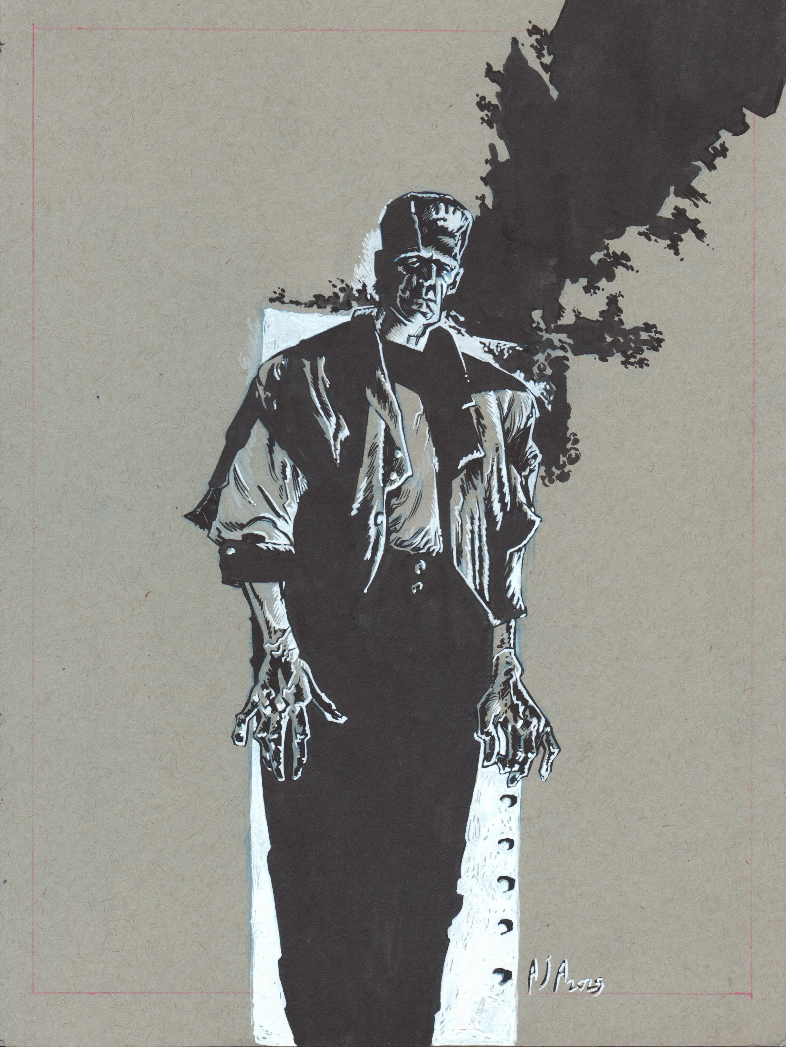 Frankenstein Illustration