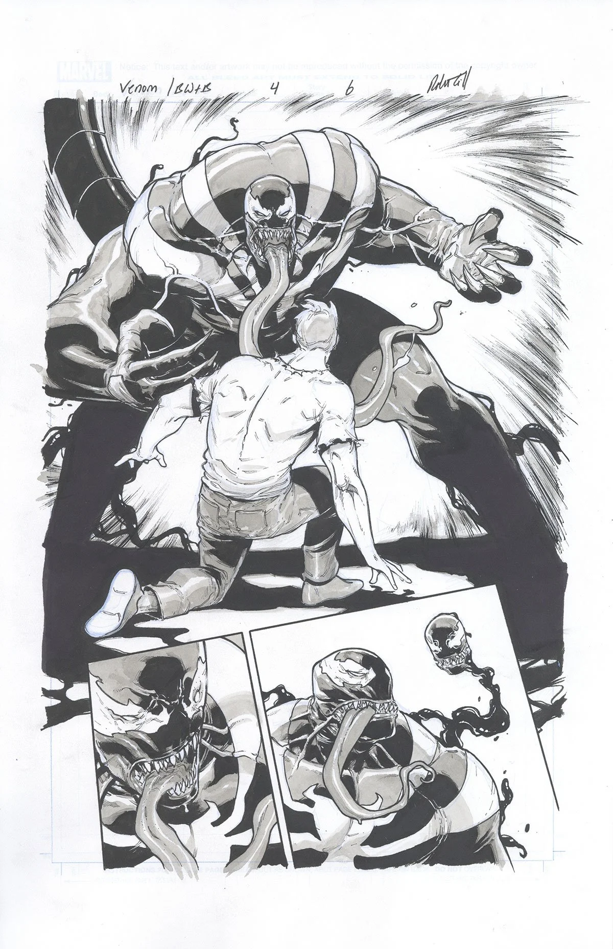 Venom: Black, White and Blood Issue 4, Page 6