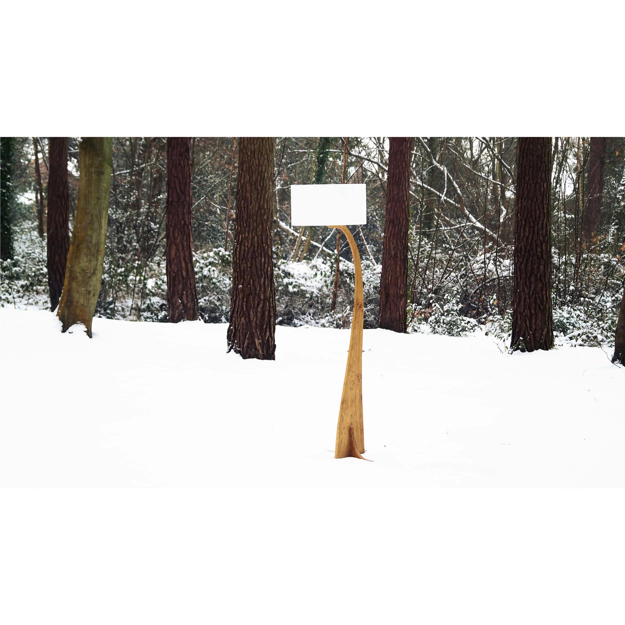 Copy of Flow Floor Lamp - Handmade oak standard light - modern wood furniture home lighting