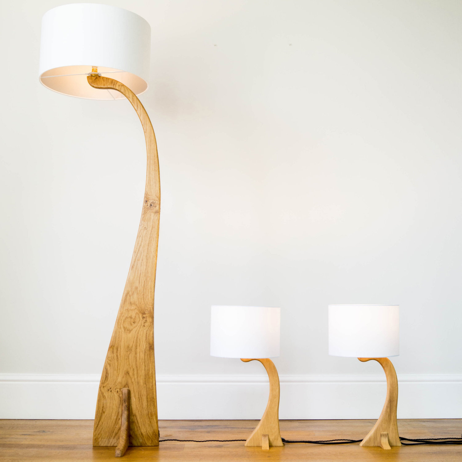 Handmade Desk Lamp Wooden Table Lamp