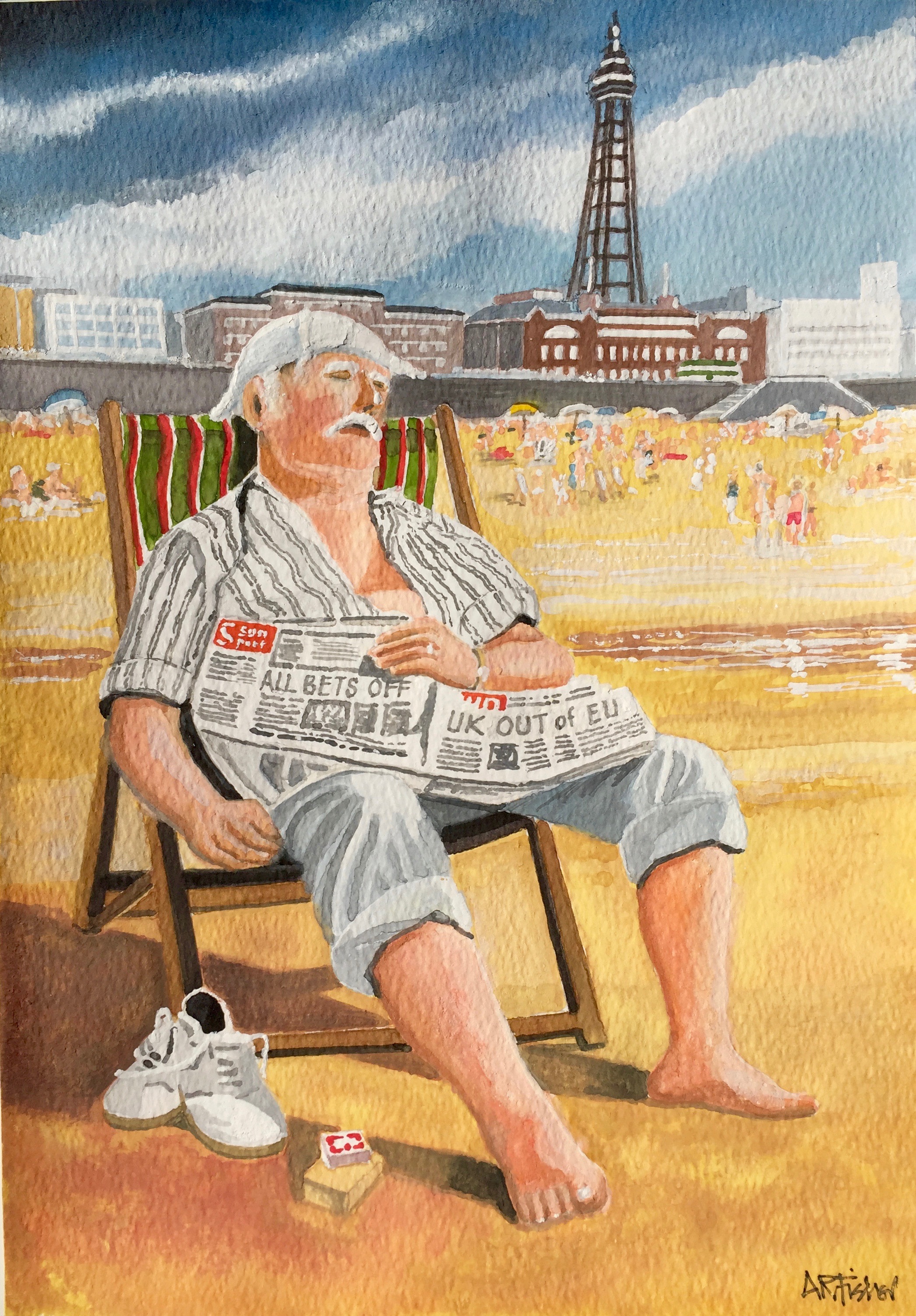 Still Life on a UK Brexit Beach