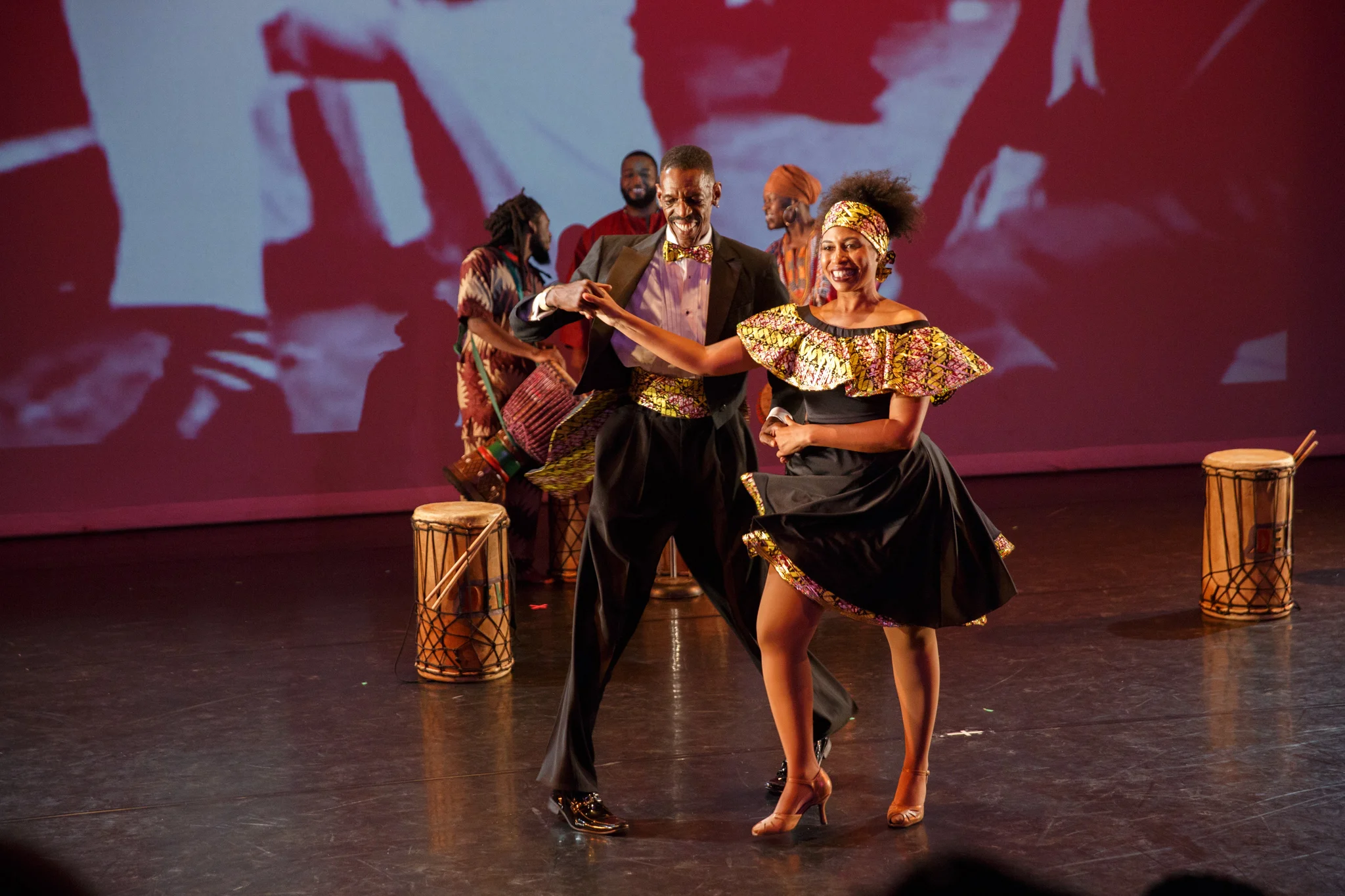 Dancing Star Aletha Maybank and dance partner Daniel Chisolm of DeVore Dance Center