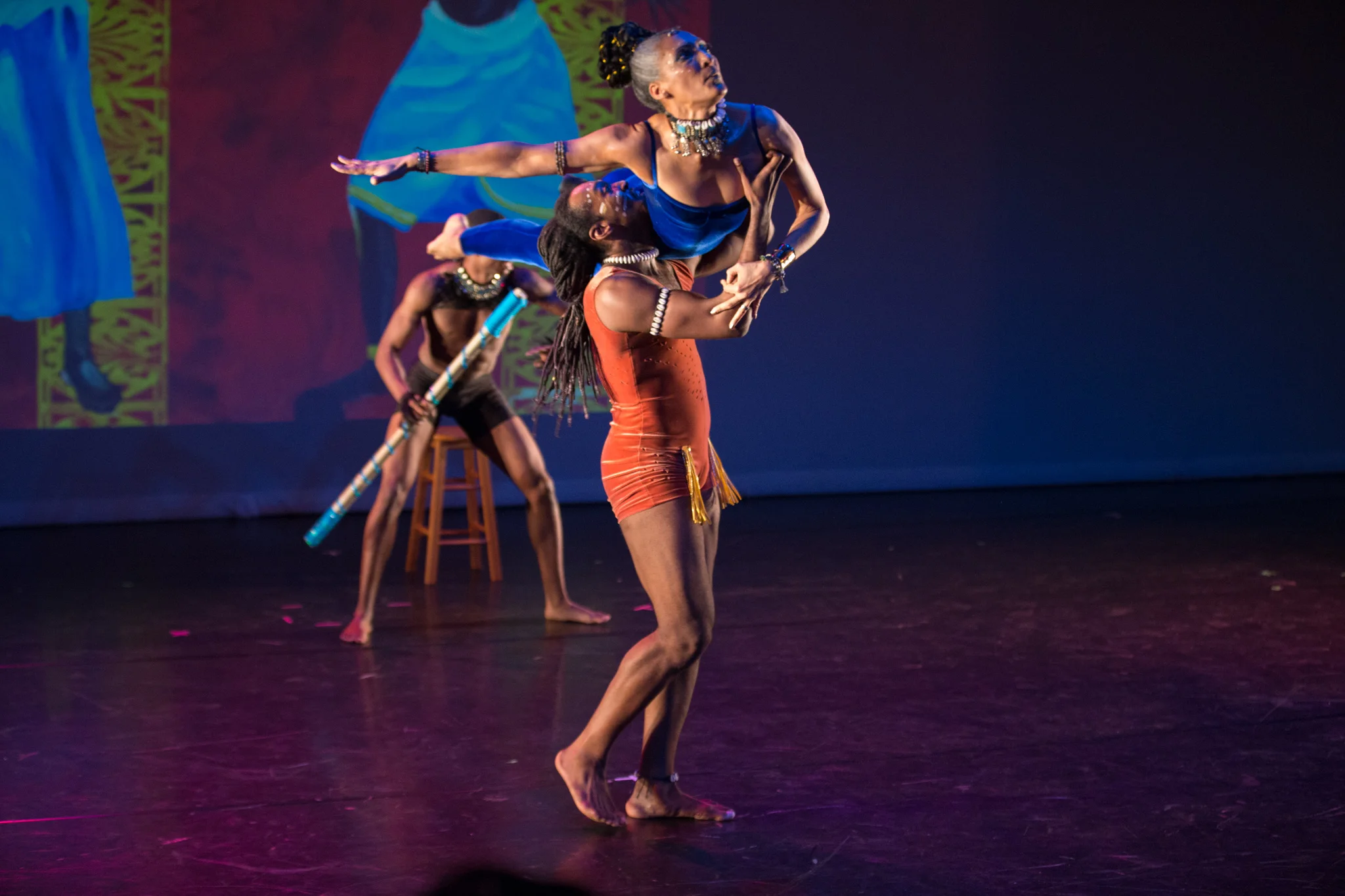 Dancing Star Carla Hall and dance partner Jude Evans of Balance Dance Theatre