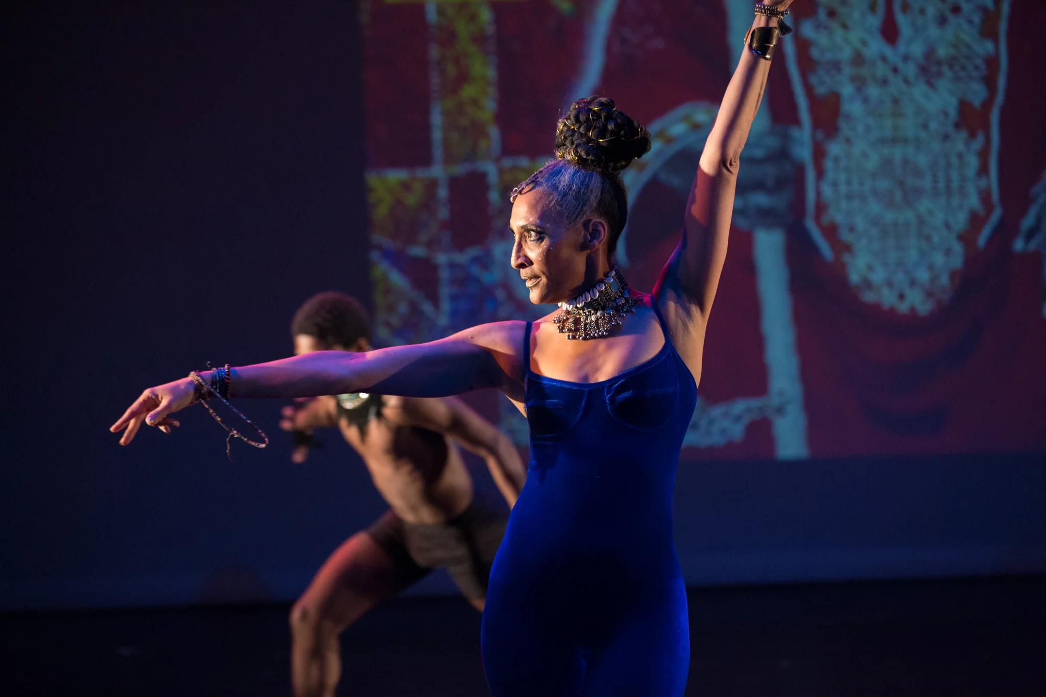 Dancing Star Carla Hall and dance partner Jude Evans of Balance Dance Theatre