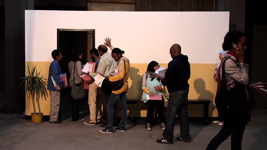 The Waiting Panorama. Still from video, 2011
