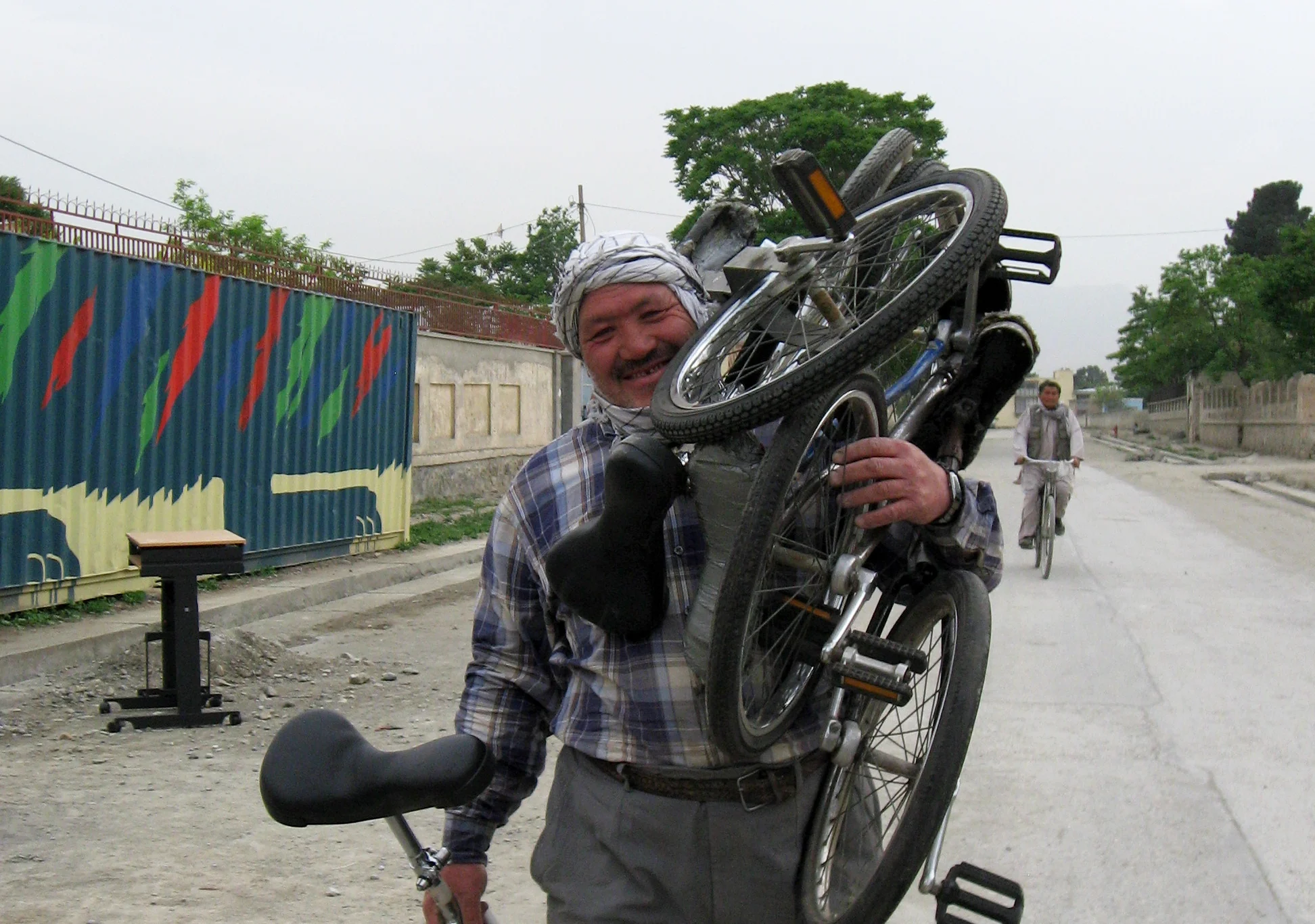 Mini Mobile Circus For Children. Collected goods through the Container Project, 2010