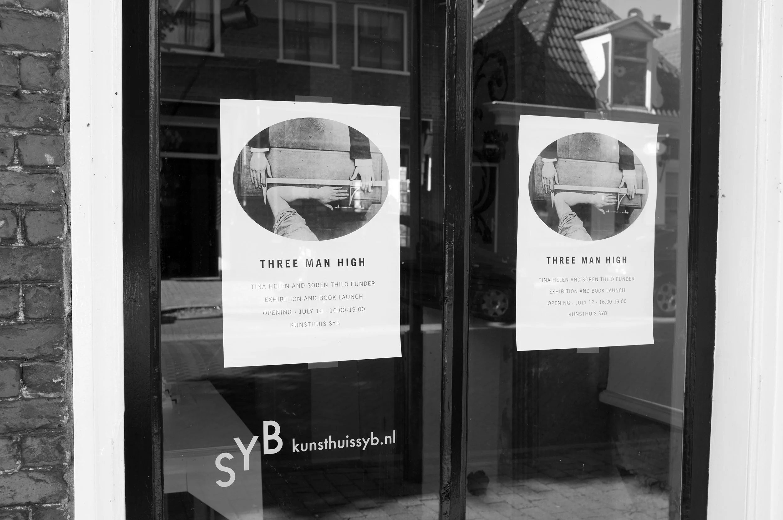 Three Man High. Poster, Kunsthuis SYB, 2014