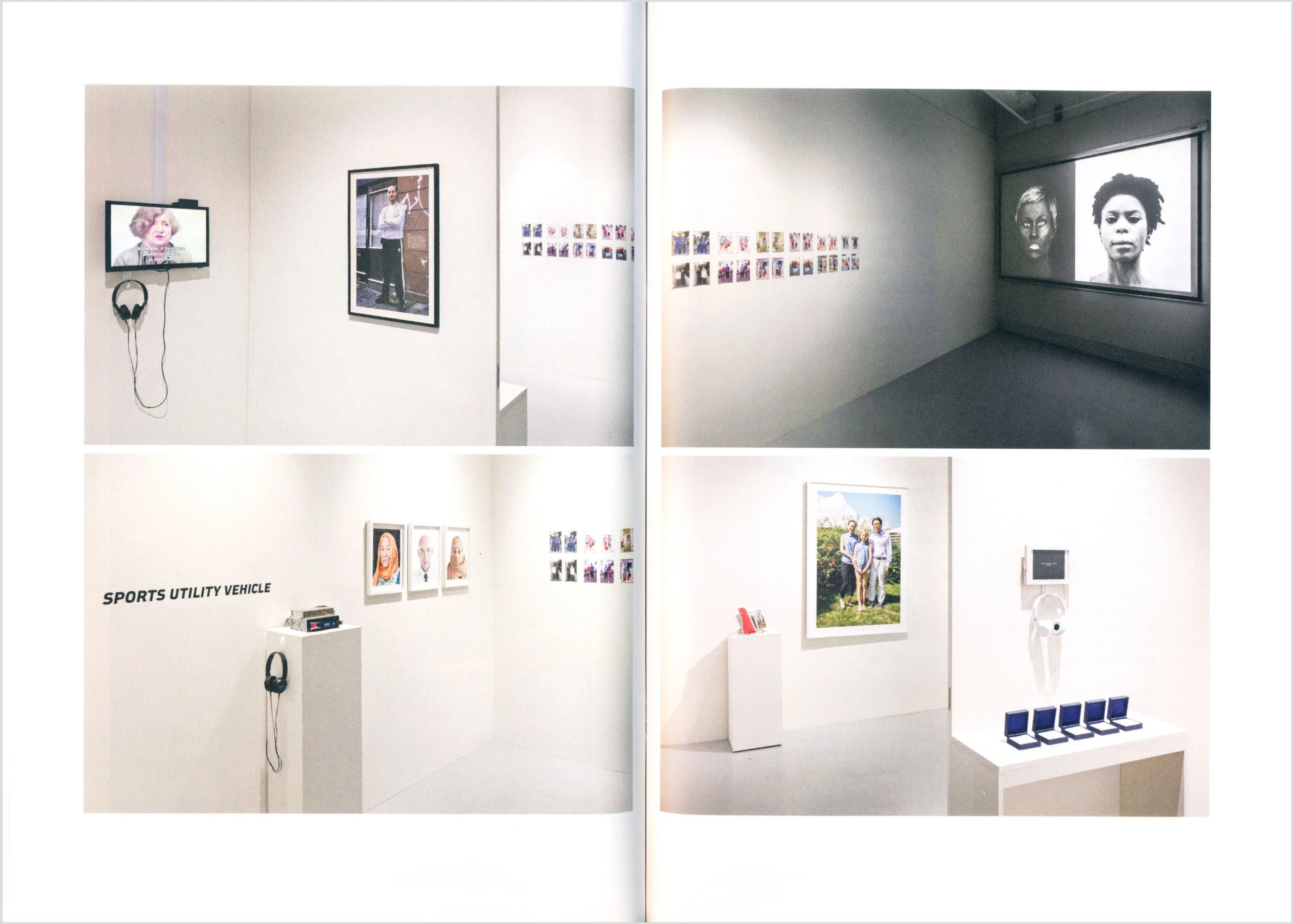 Crossing the Line: Contemporary Art from Denmark, Critical Distance, Toronto. Catalogue spread, 2016