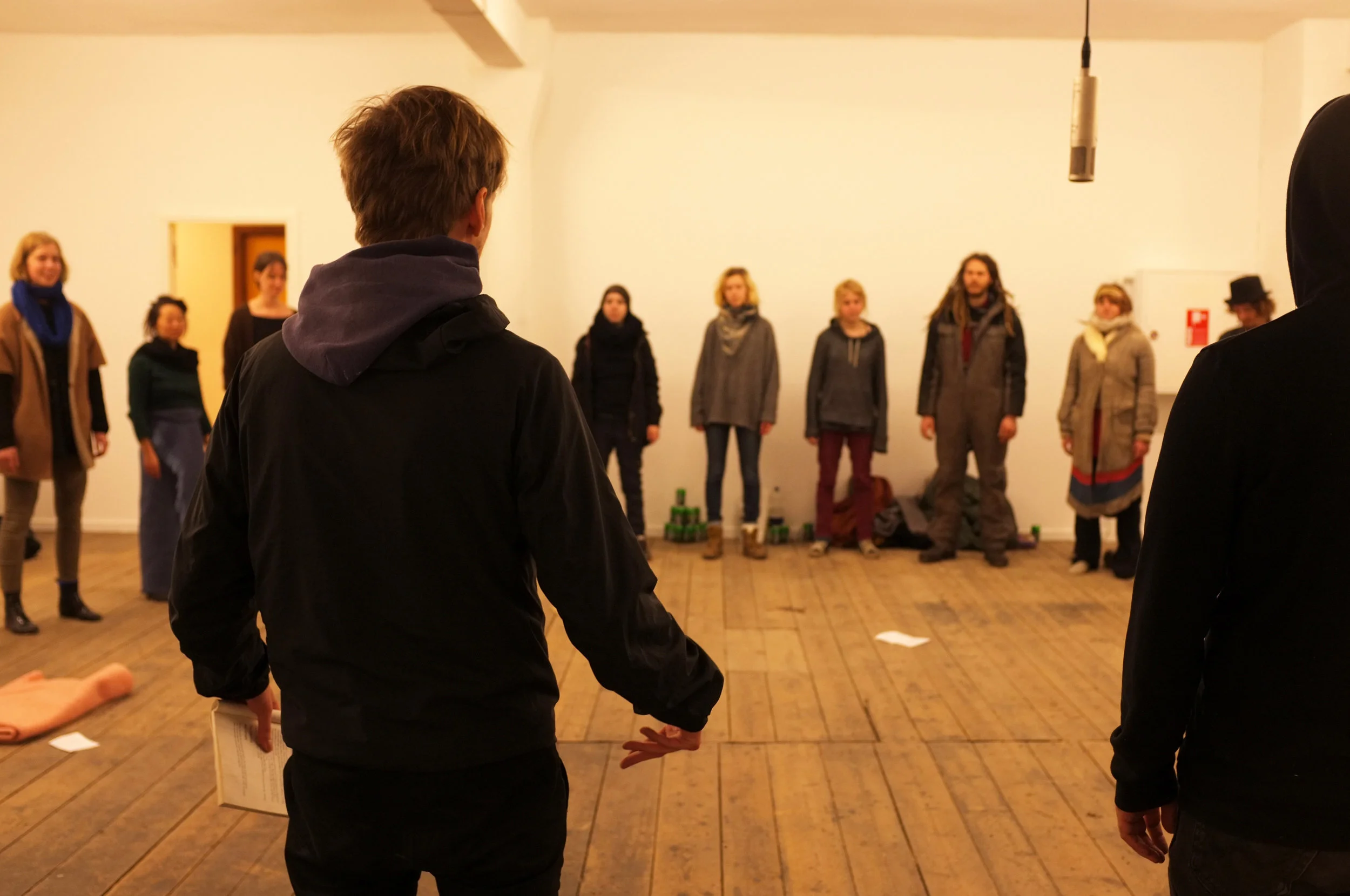 Frisk Flugt - Growing Silent. Andreas Führer performance at New Shelter Plan, 2015