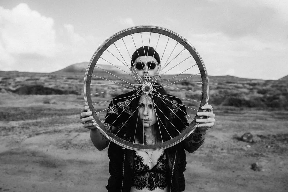 Creative and Intimate Black and White Portrait Session at La Graciosa