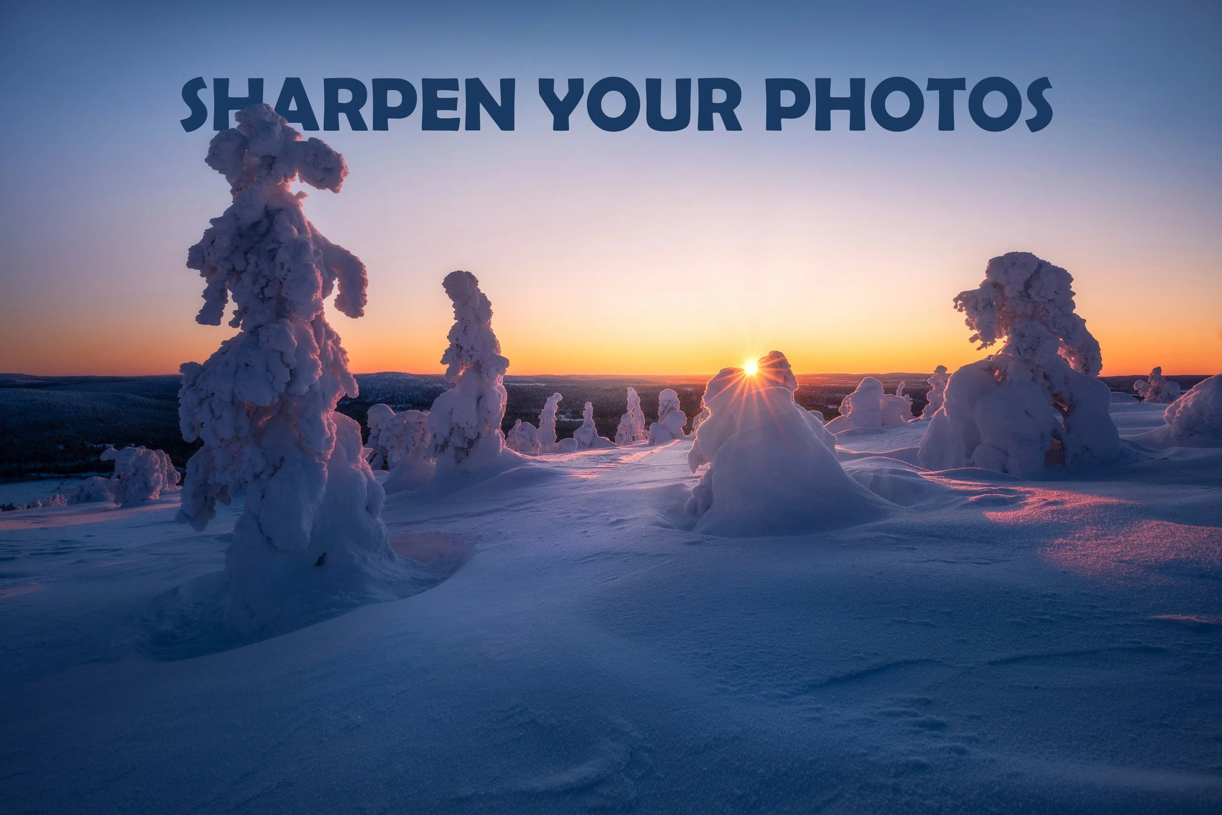 How I sharpen my images for web