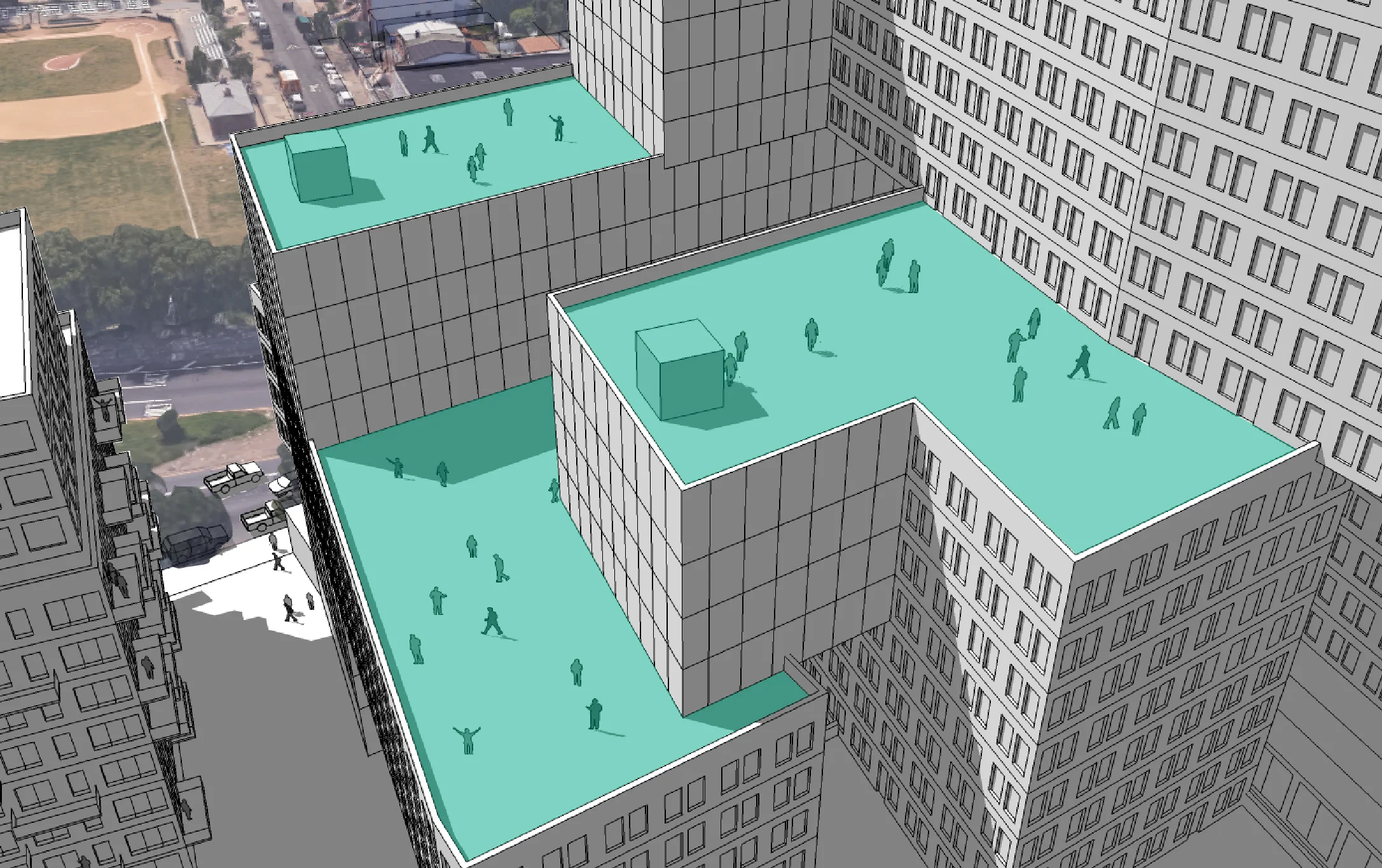 Socio-spatial Relationships Study: Elevated Public Spaces