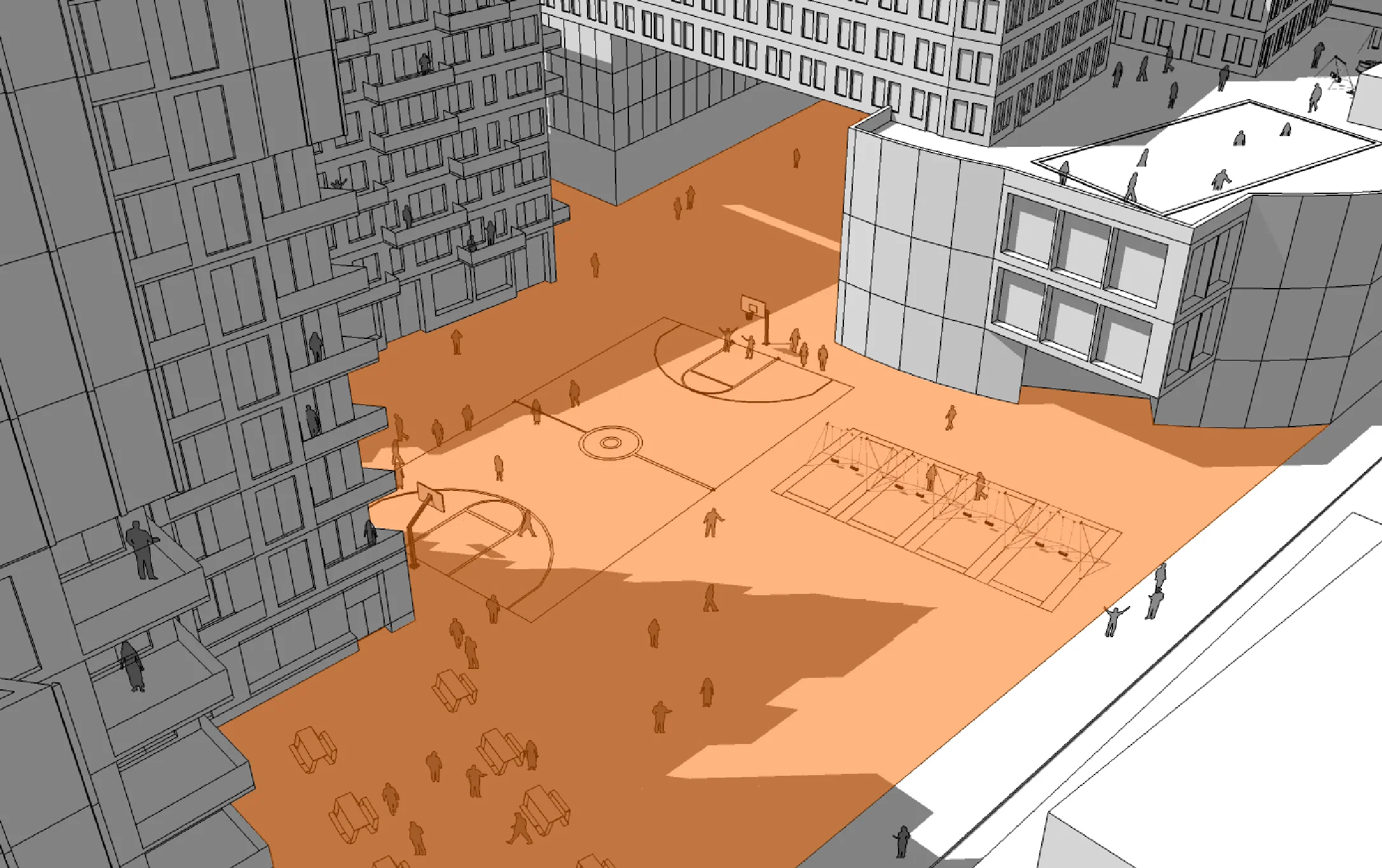 Socio-spatial Relationships Study: Schoolyard As Public Square