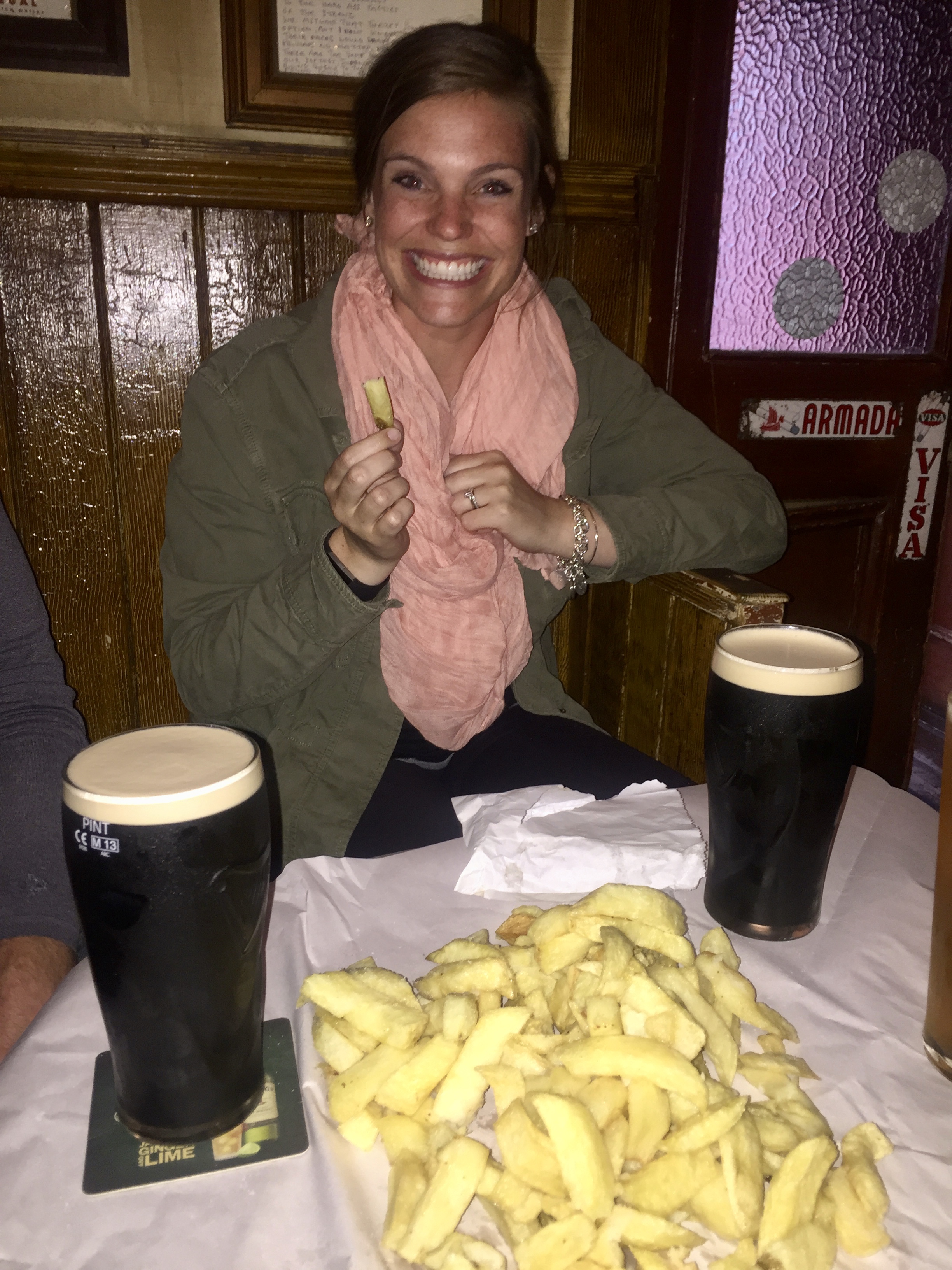 Pints & chips make us happy! 
