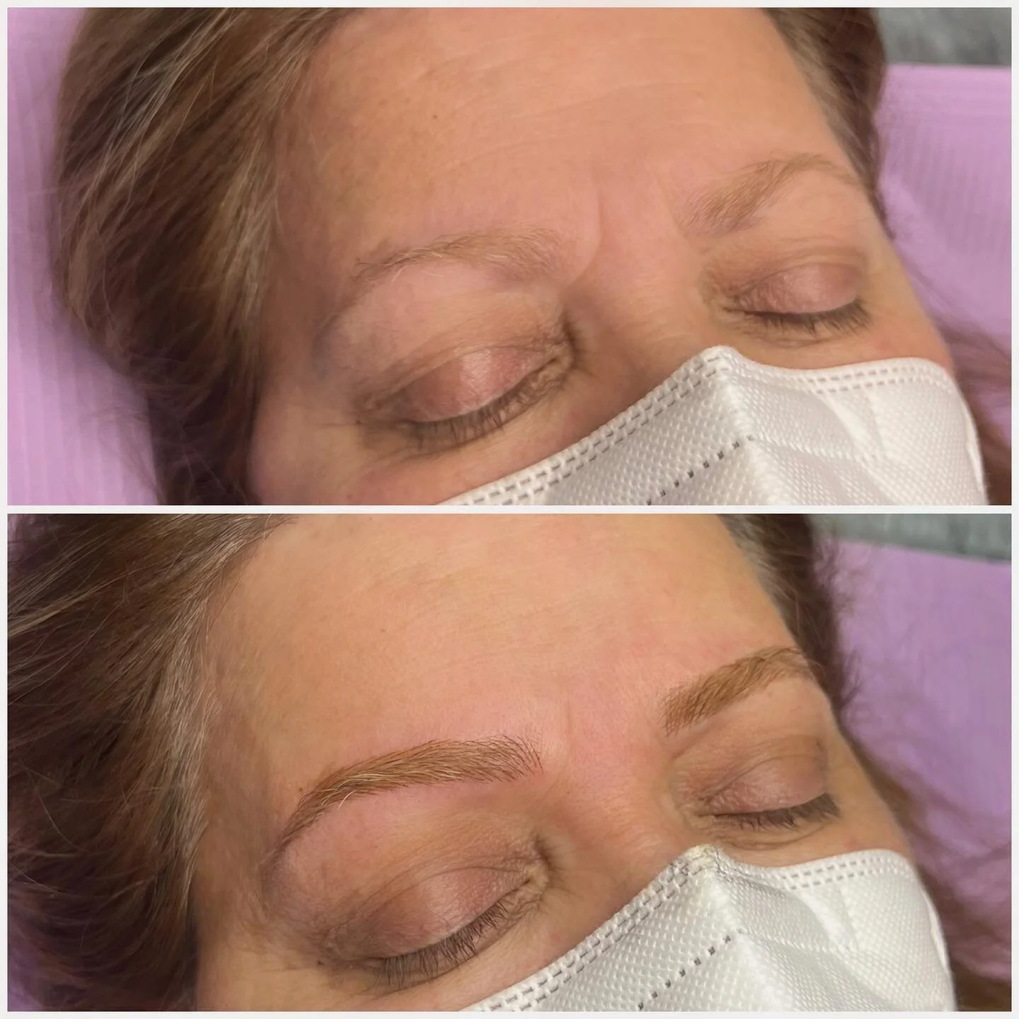 What a difference a new pair of brows can make!

I love doing permanent makeup because I can help my clients feel confident in their skin, wake up picture perfect and shave time off their beauty routine. A great pair of brows makes you look younger, 