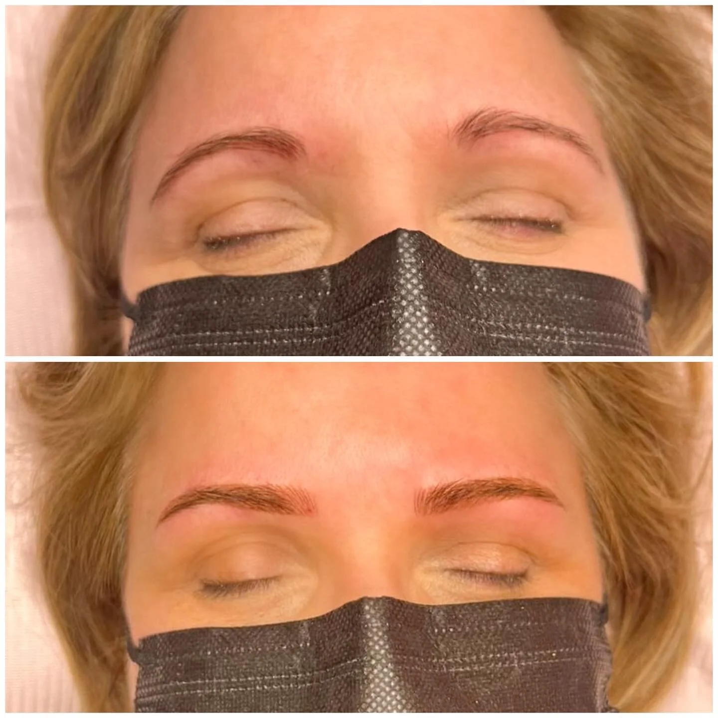 Combination brows for my client

Combination brows are a mix of hair strokes and shading