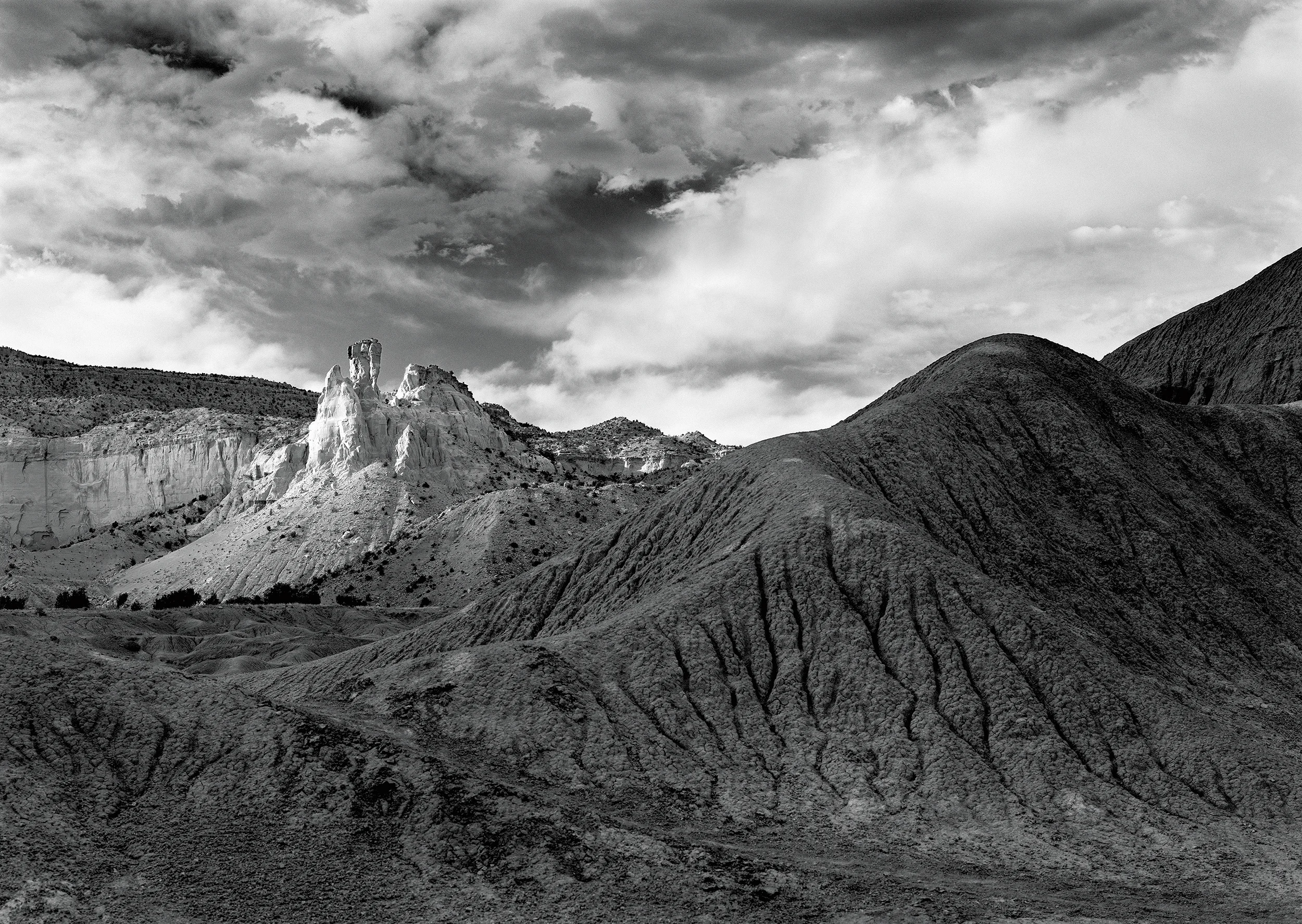 Chimney Rock and the Red Hills of Ghost Ranch, New Mexico, 2007