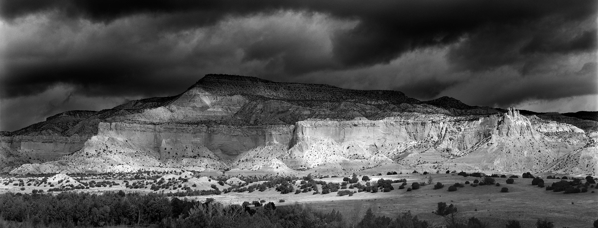 Painted Cliffs and Clearing Storm, Ghost Ranch, New Mexico, 2007