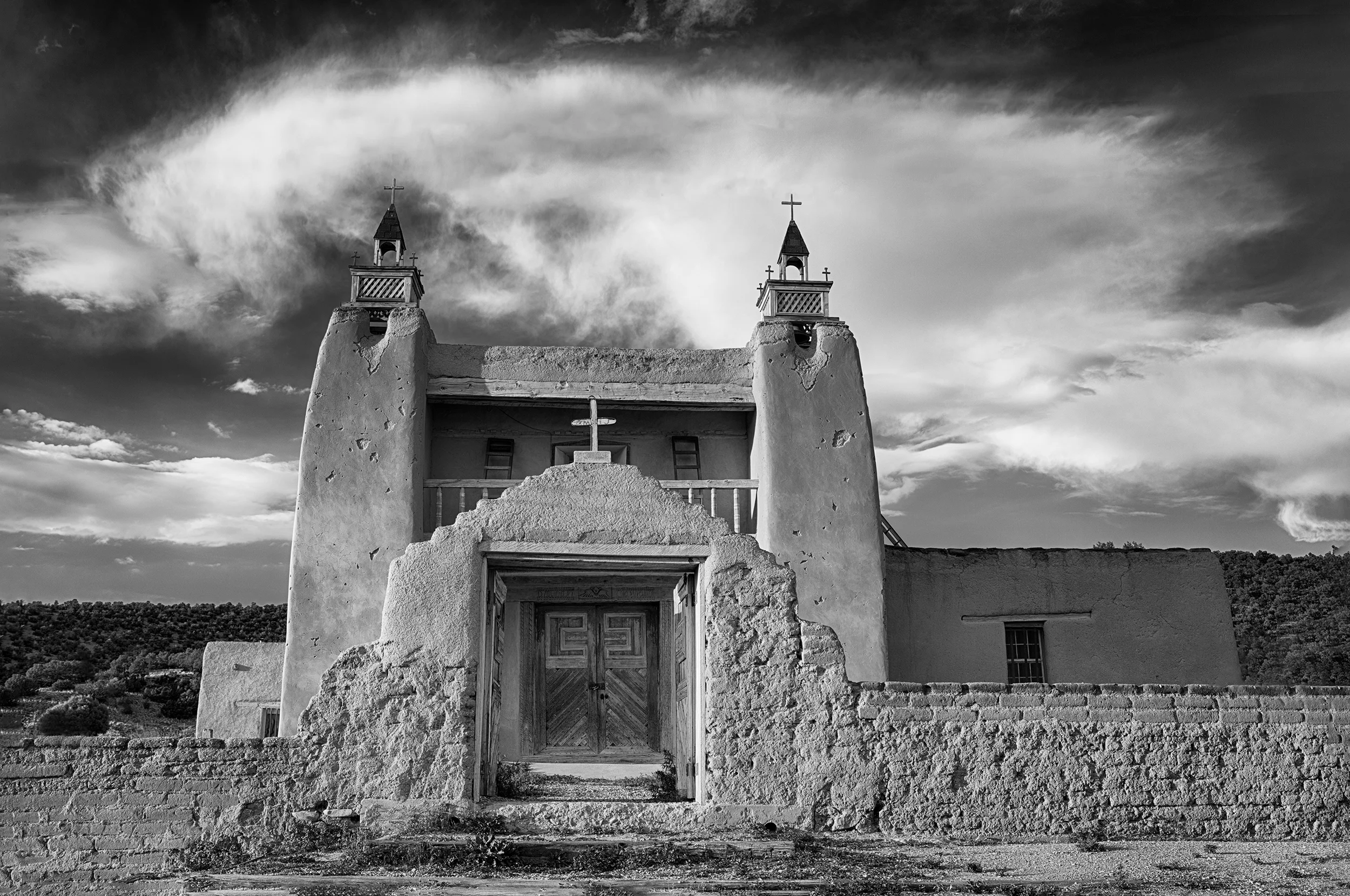 San Jos é de Gracia Church, Late Afternoon Light, Las Trampas, New Mexico 2014
