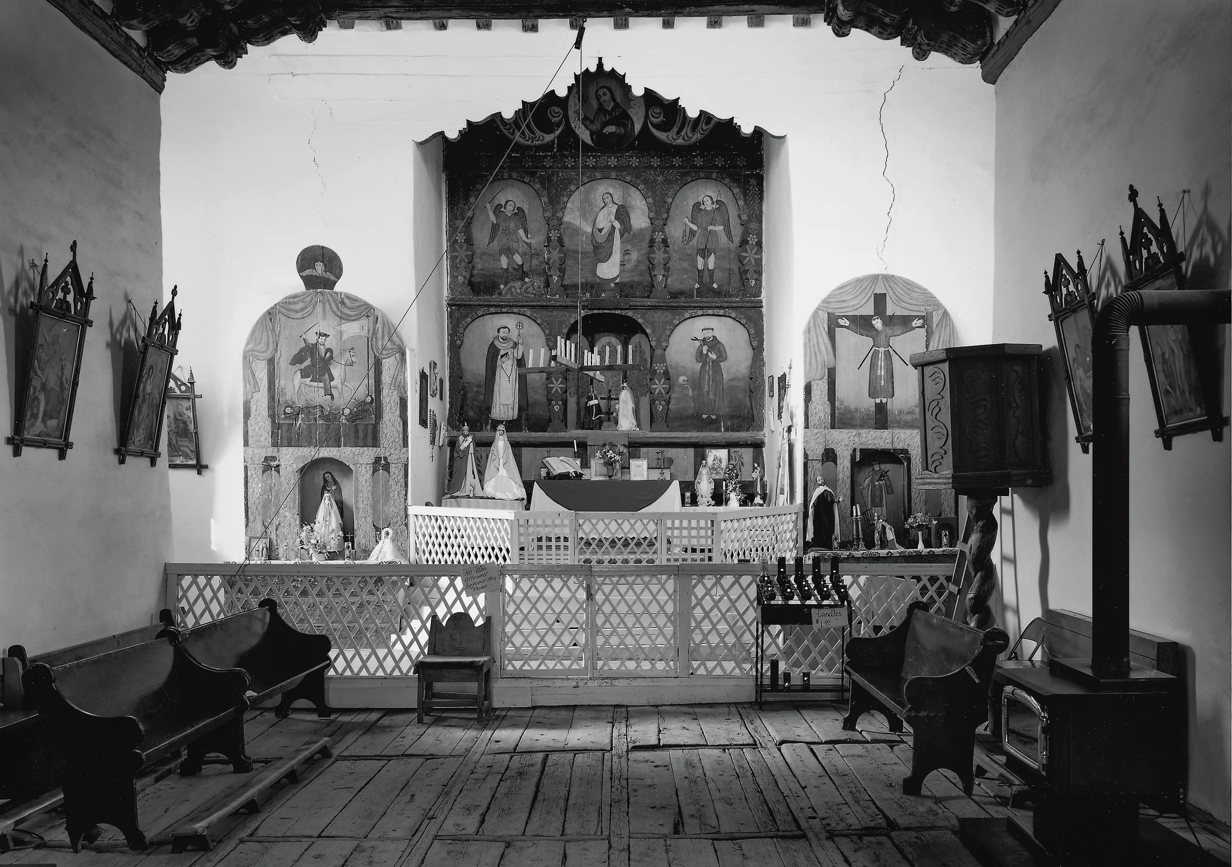 Altar, La Iglesia de San Jos é de Gracia, Las Trampas, New Mexico, 1997