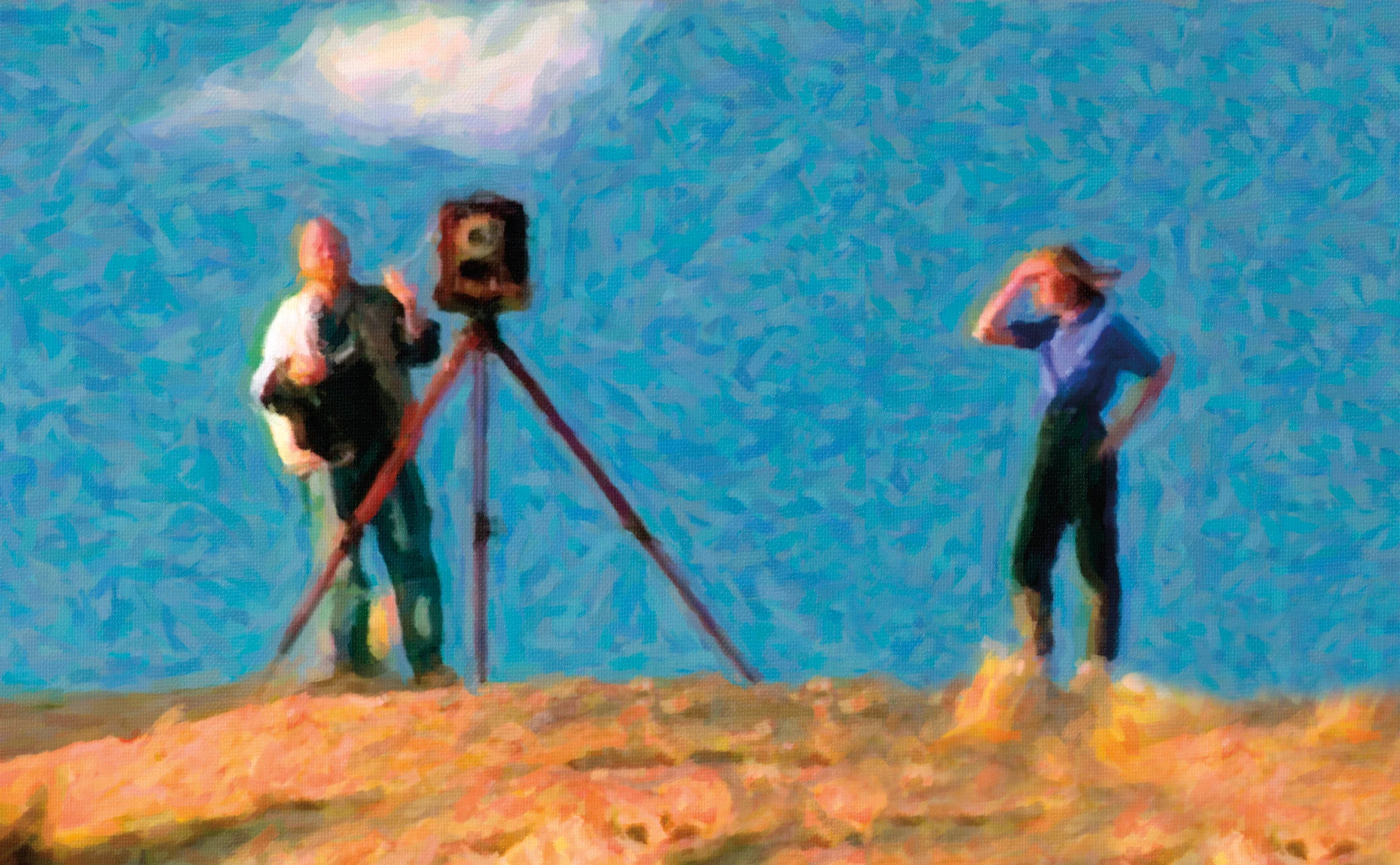 I met Cindy Lane at Kinko's twenty-seven years ago and we have been working together ever since. This image was created from a video frame of a New Mexico PBS Emmy award-winning television piece about my work titled En Divina Luz, which aired in 1990. It is a fond remembrance of an incredible day working together years ago.