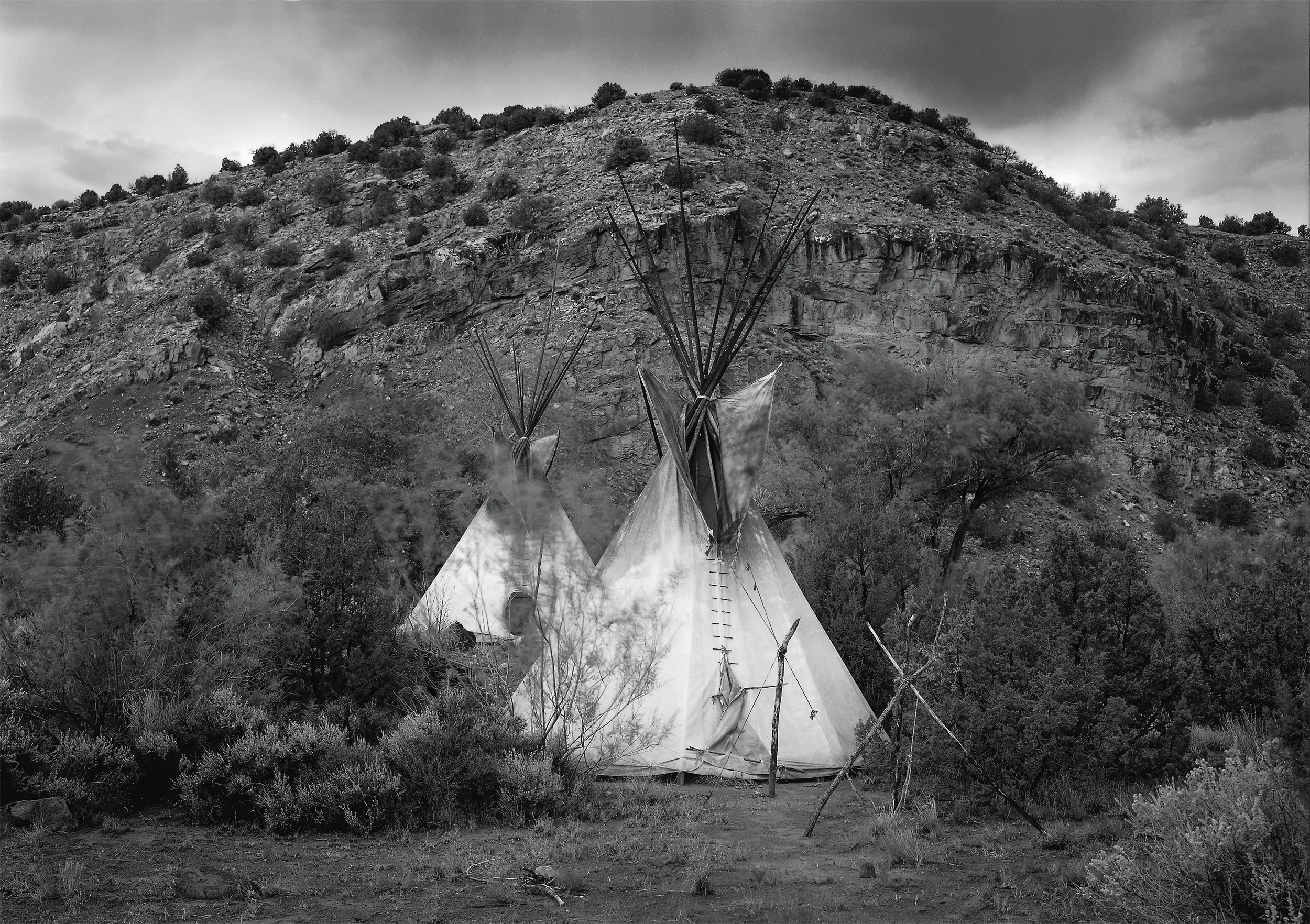 Comanche Tipis from the Film Comanche Moon, near Abiquiú , New Mexico, 2006