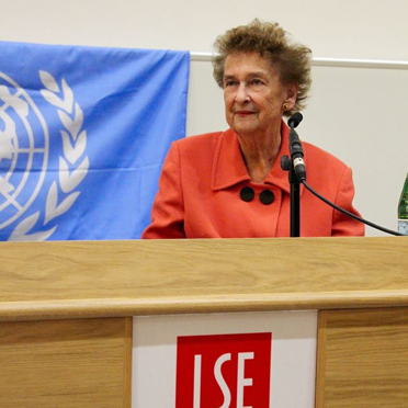 In Coversation with Dame Higgins The highlight last year was the flagship event with Dame Higgins, the first female president of the ICJ. Dame Higgins shared with us her perspectives on the controversies of ICJ cases, as well as career prospective for women in the sector of international law.