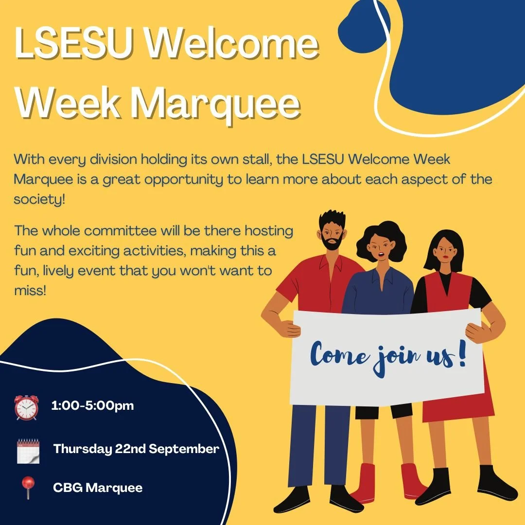 Welcome Week Marquee