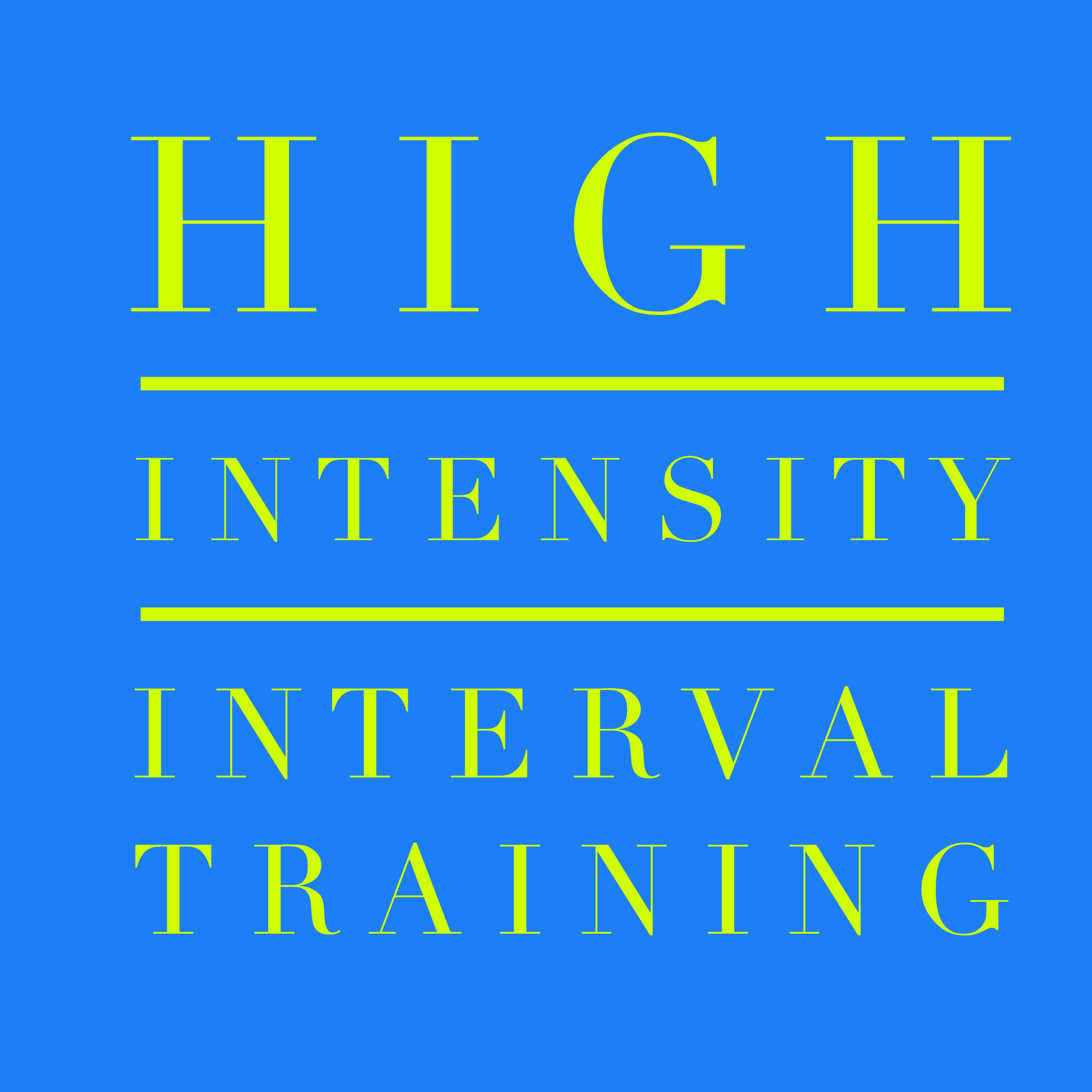 What is HIIT?