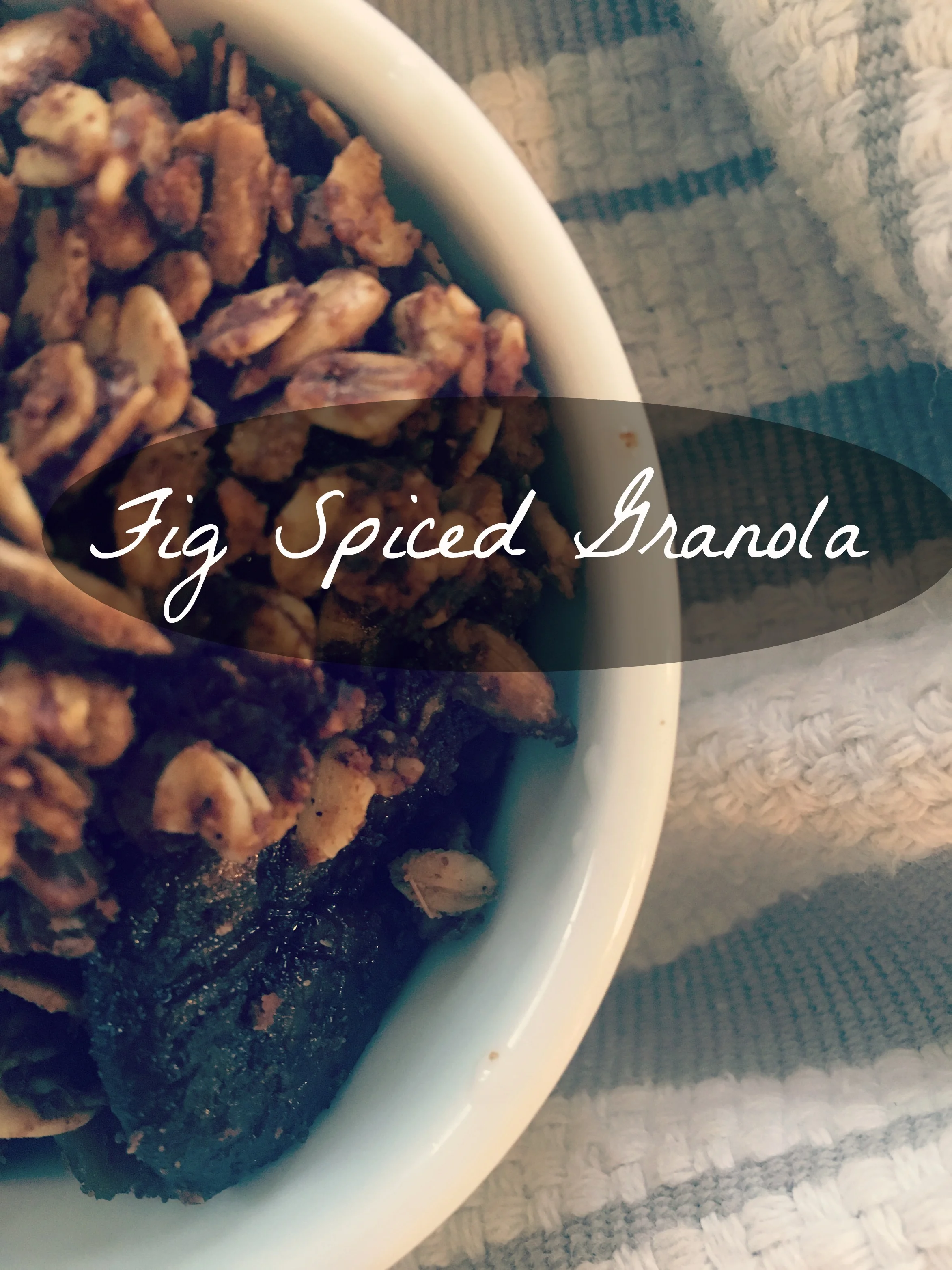 Fig Spiced Granola