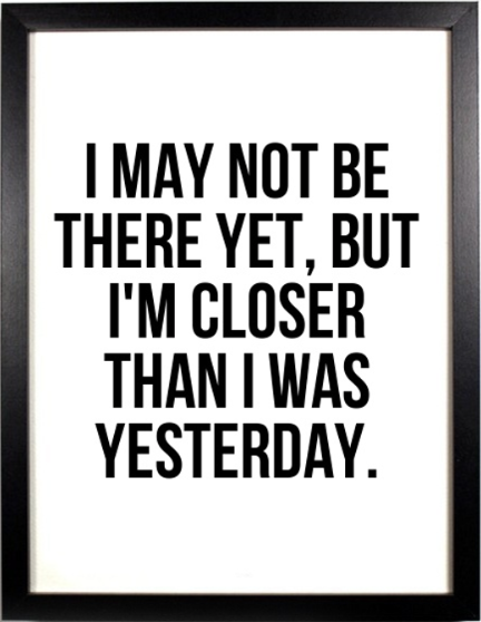 Progress, Not Perfection