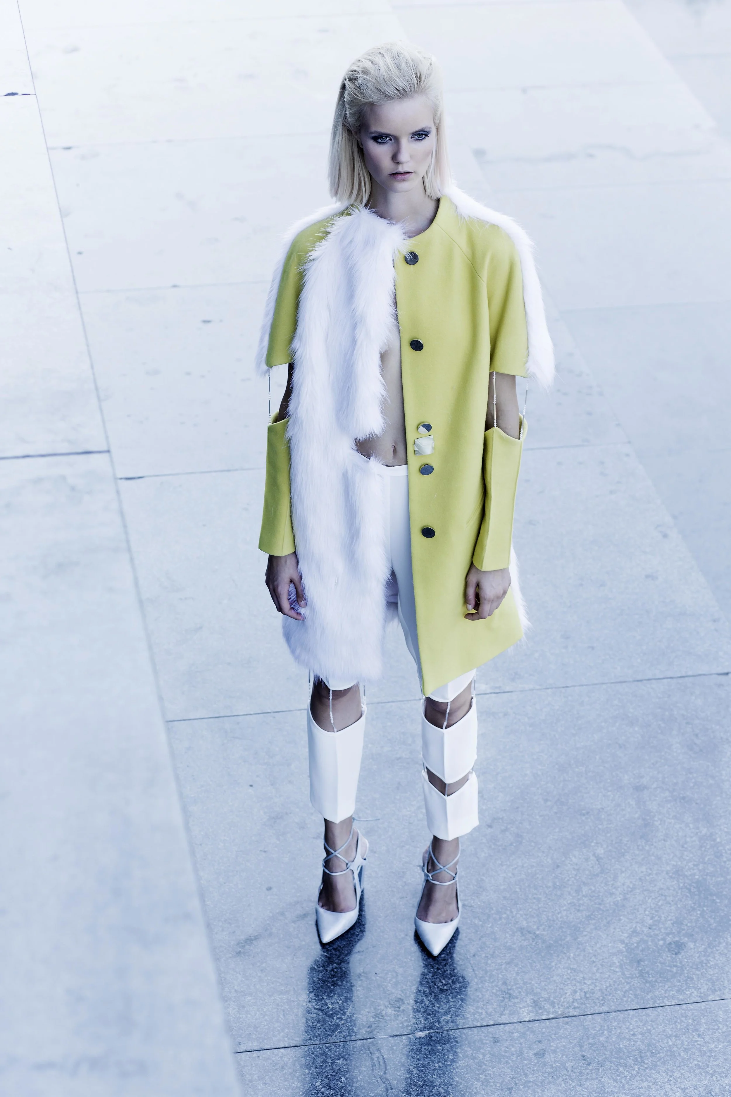   The designs aim to be receptive to the elements, and to sensitively express and harness the fluctuating forces of the natural crystal world. The “Good Vibrations” collection exemplifies how fashion has the power to change moods and emotions.  