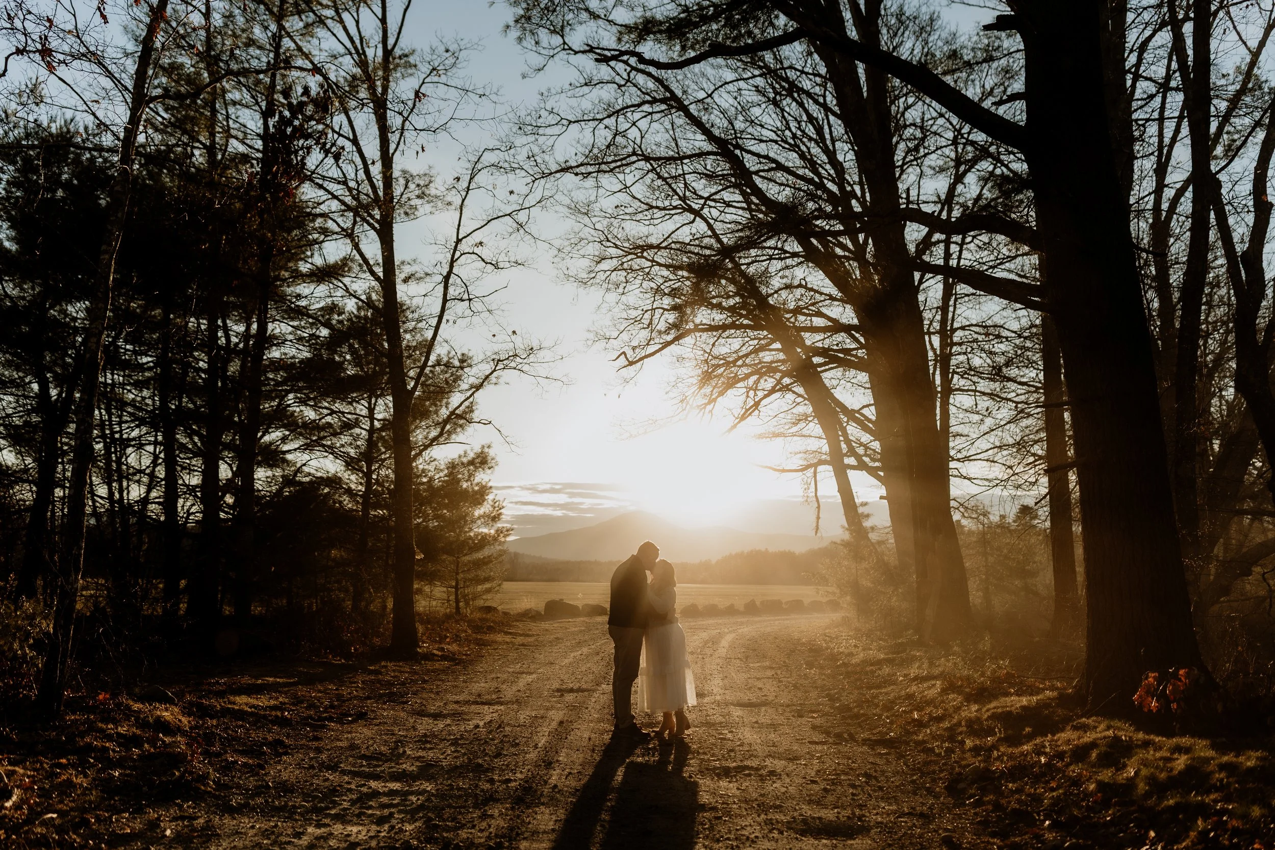 Maine &amp; NH Wedding Photographer | Courtney &amp; Kyle’s Engagement Session at Hemlock Bridge, Fryeburg