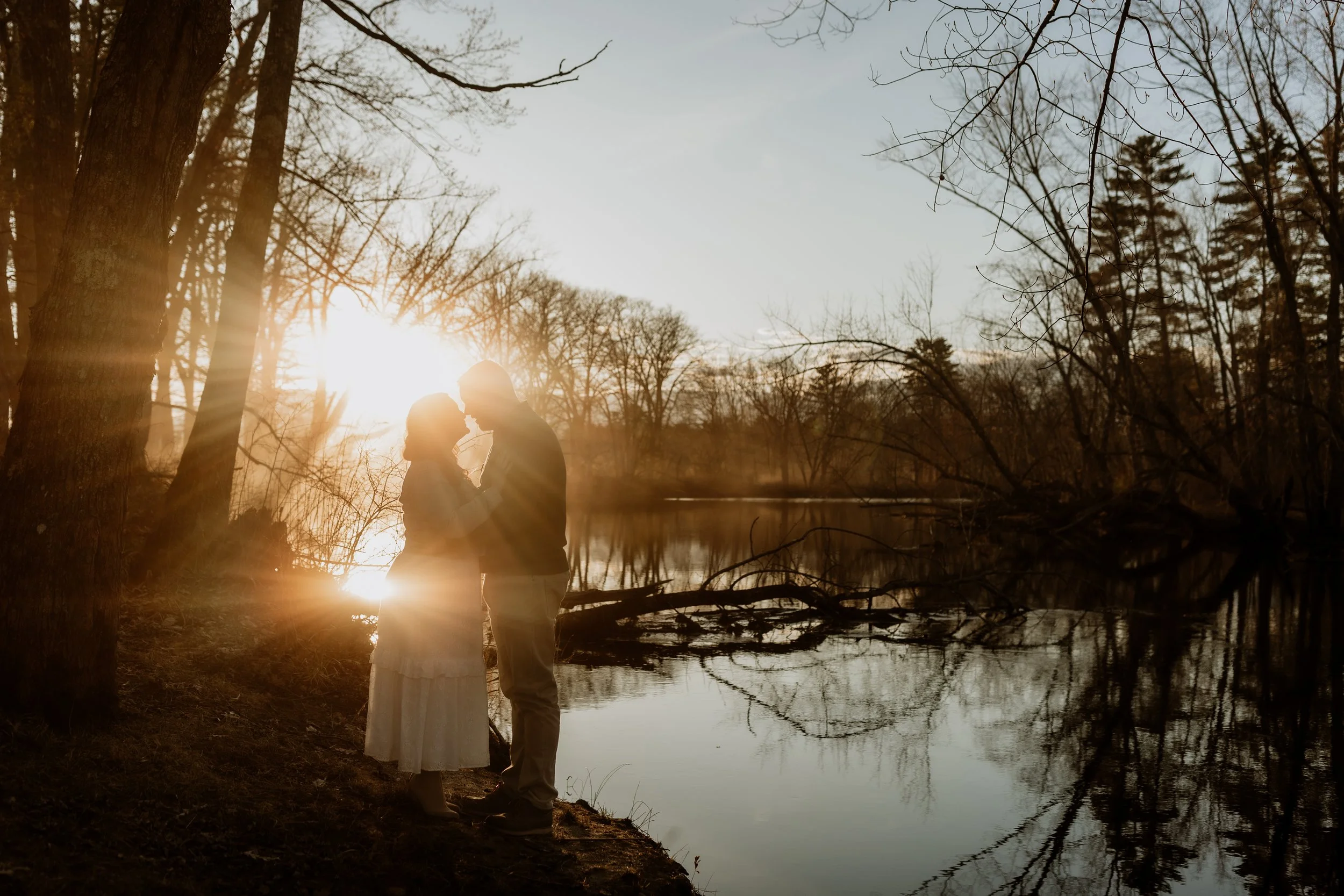 Hemlock Bridge Engagement Sessions, Fryeburg, Maine | Dark &amp; Moody Maine Engagement Photography