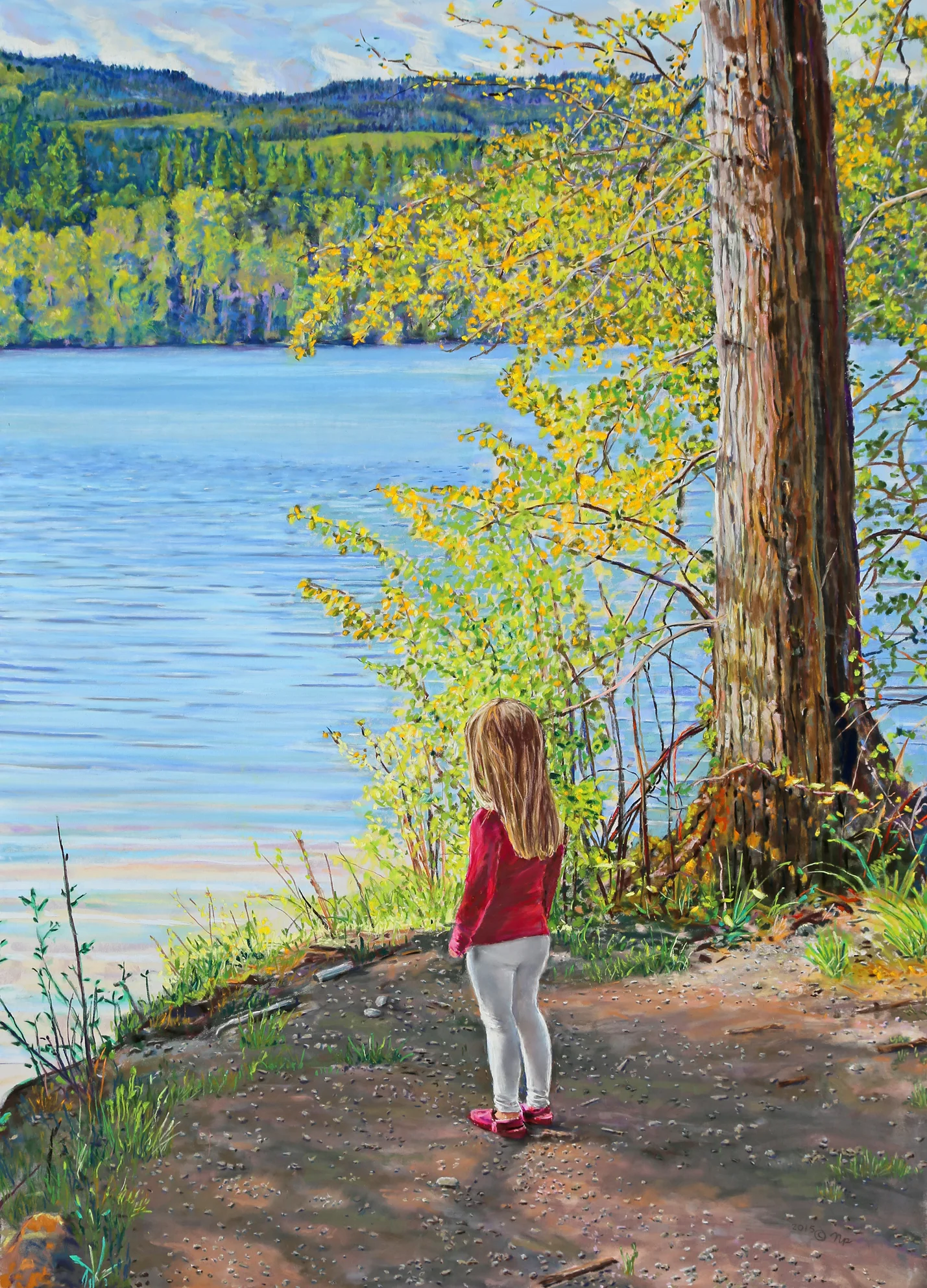 View from the Pressler Memorial Bench - 34"x 25"