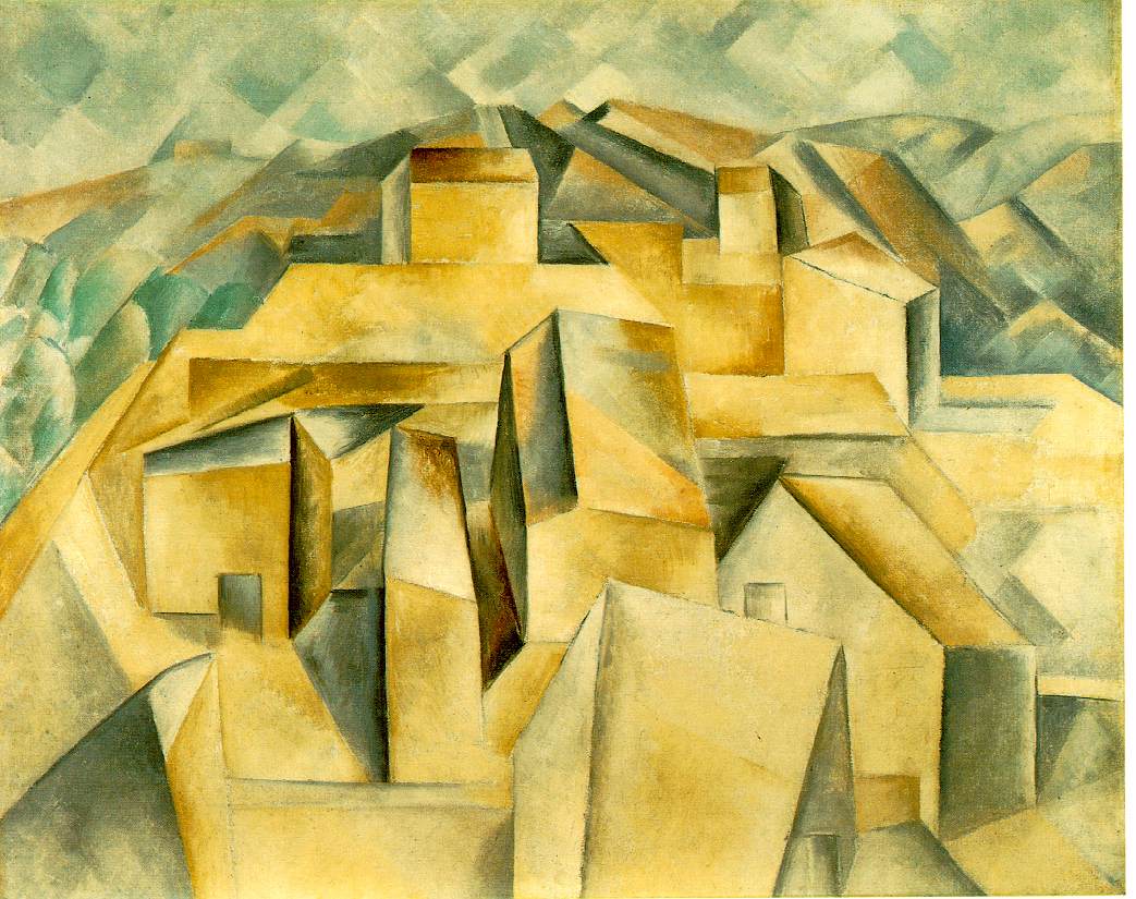 Houses on the Hill - Painting by Pablo Picasso (public domain)