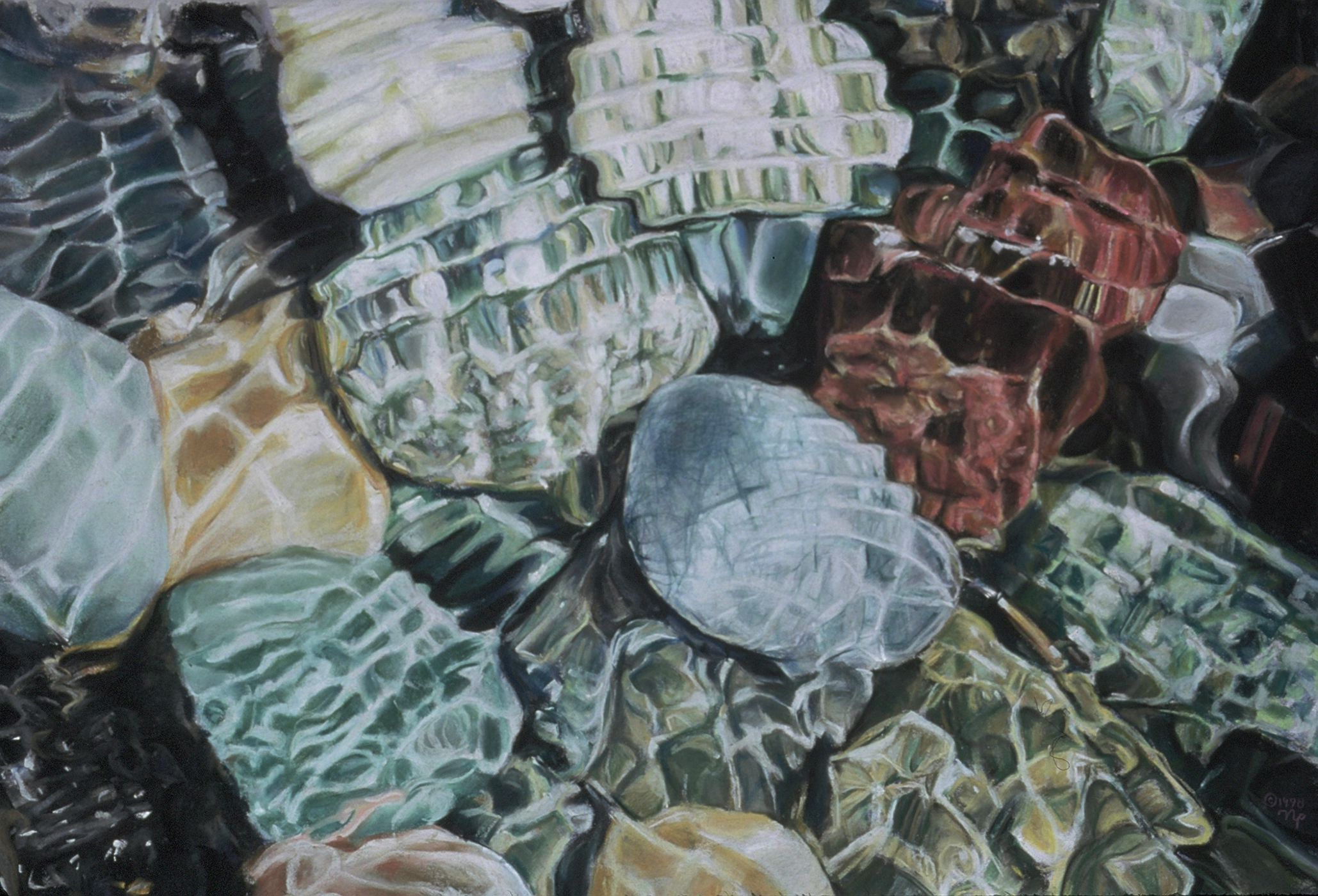 Refraction - Painting by Nick Payne (copyright by Nick Payne)