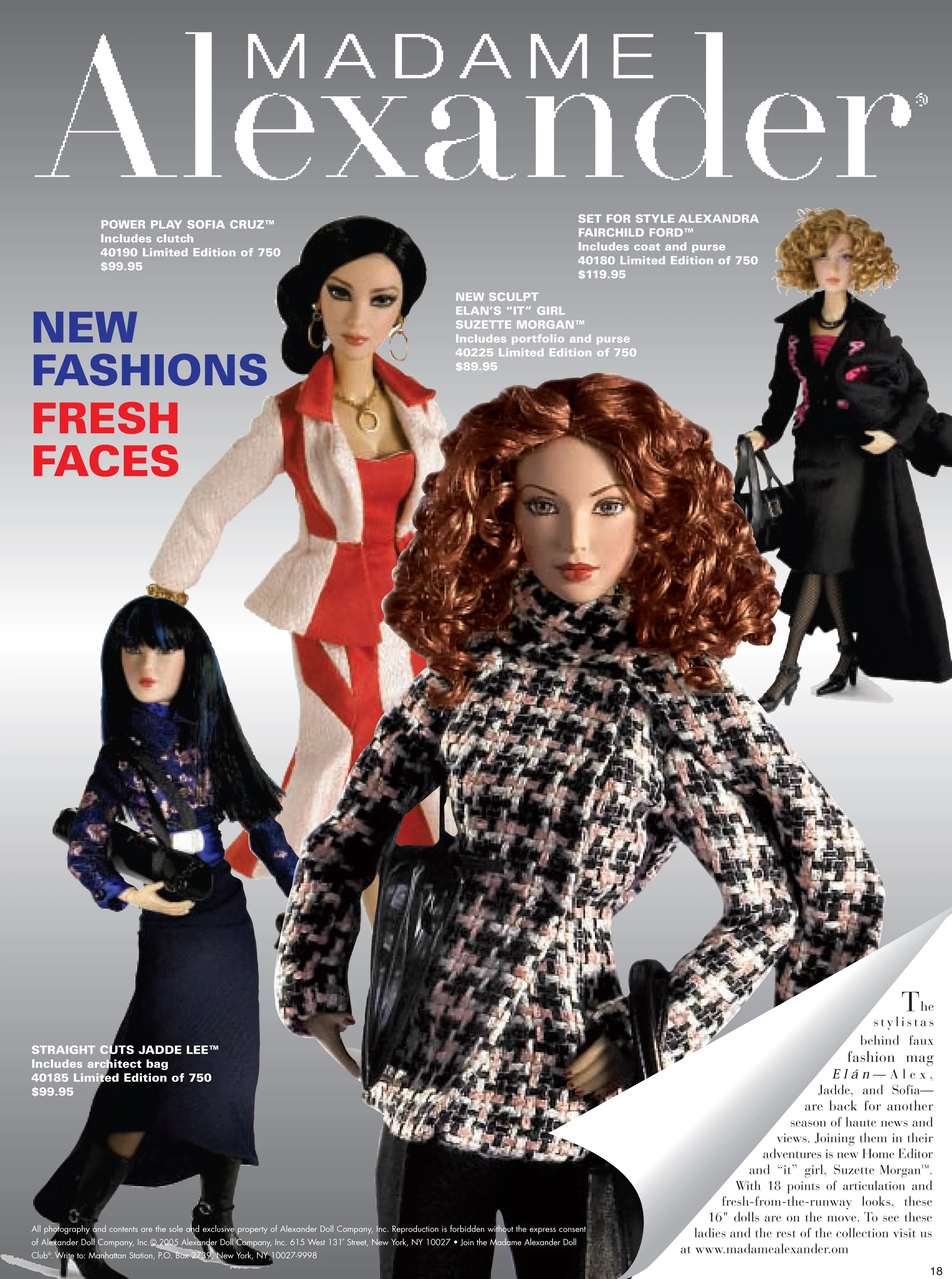 2005 alexander doll company