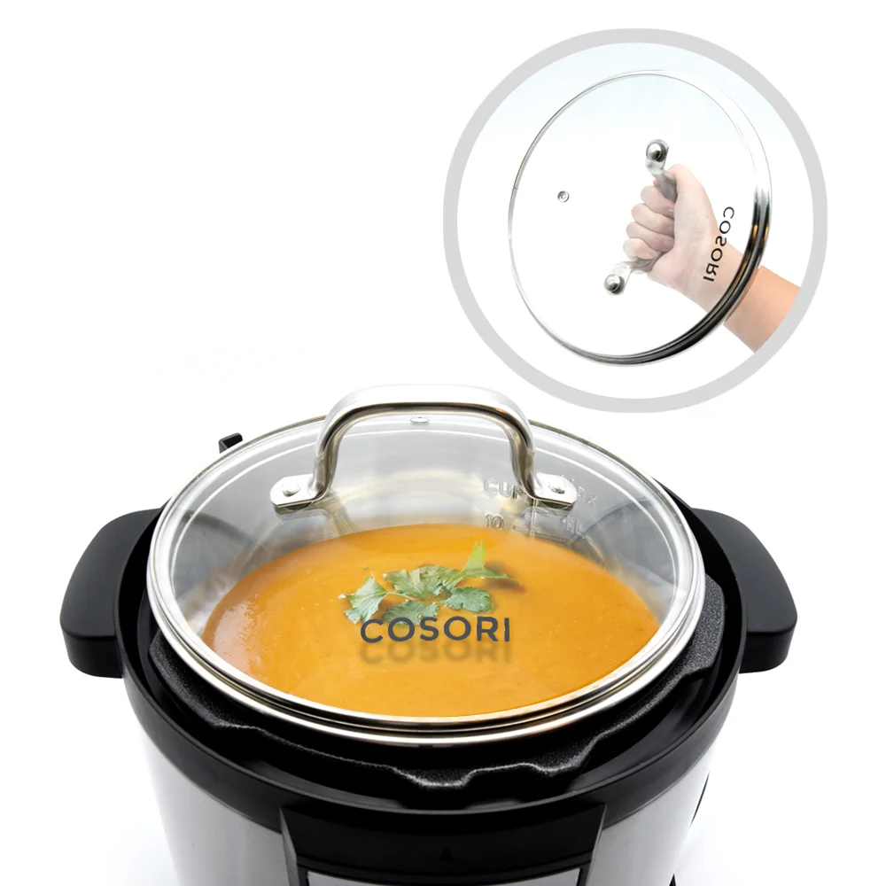 READY TO SERVE Includes a glass lid perfect for presenting your delicious dish before serving it.