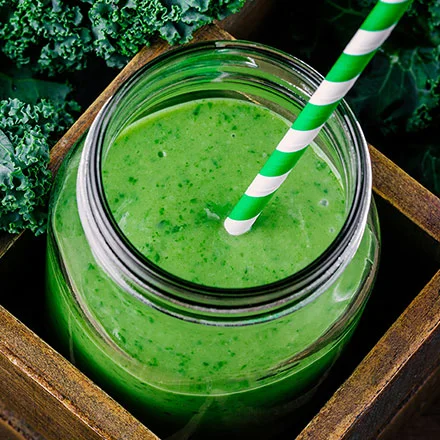 Fresh & Healthy Drinks Blend smoothies/juices to easily get your daily dose of fruits and vegetables.