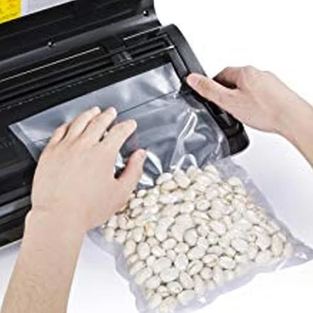 Step 4 To quickly open a sealed bag, cut a corner with the included bag cutter.