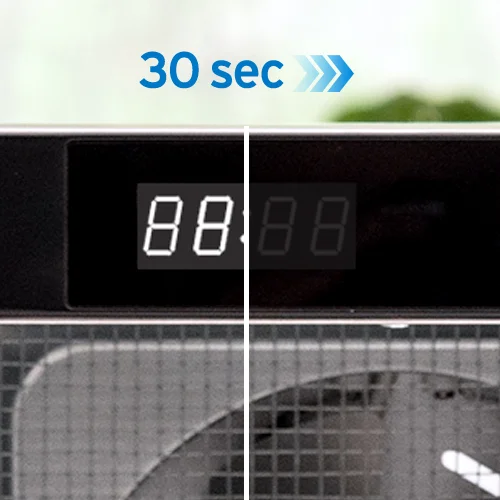 Auto Shutoff After the timer finishes, the dehydrator will automatically shut off for safety and energy conservation.