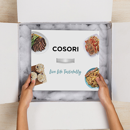 A Great Gift Give the gift of flavor. Cosori’s Stainless Steel Air Fryer makes a perfect present for friends and family.