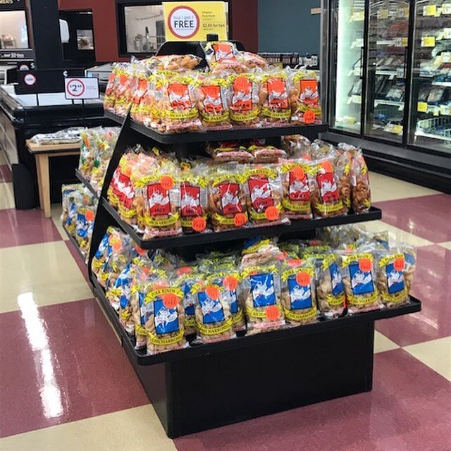 New BILO displays in Cayce, SC  #bilo #bogo #sc #southcarolina #porkrinds #porkskins #friedporkskins #hogsheaven