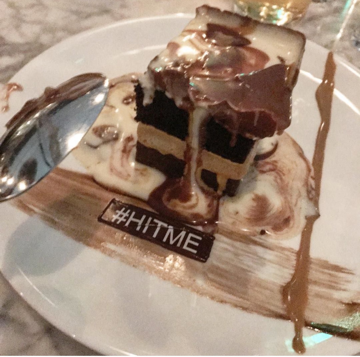 Hit me cake dessert from Catch LA