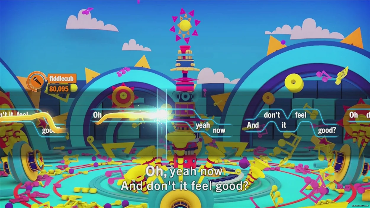 Nintendo Wii Sing Party Game play