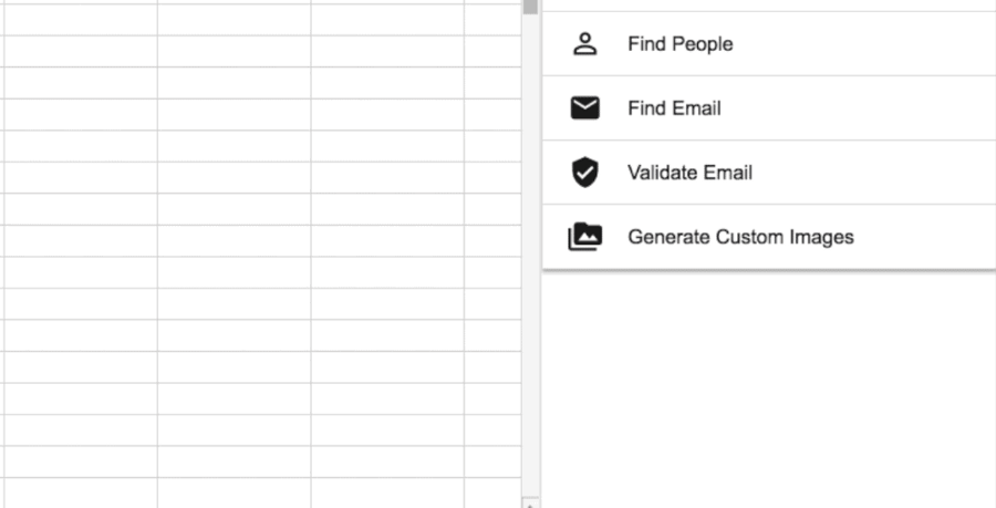 Find companies, people and emails quickly