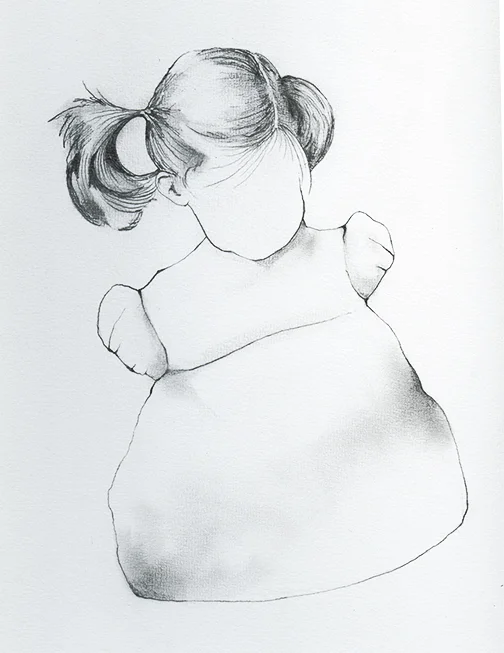 Graphite drawing used in digital prints 2011