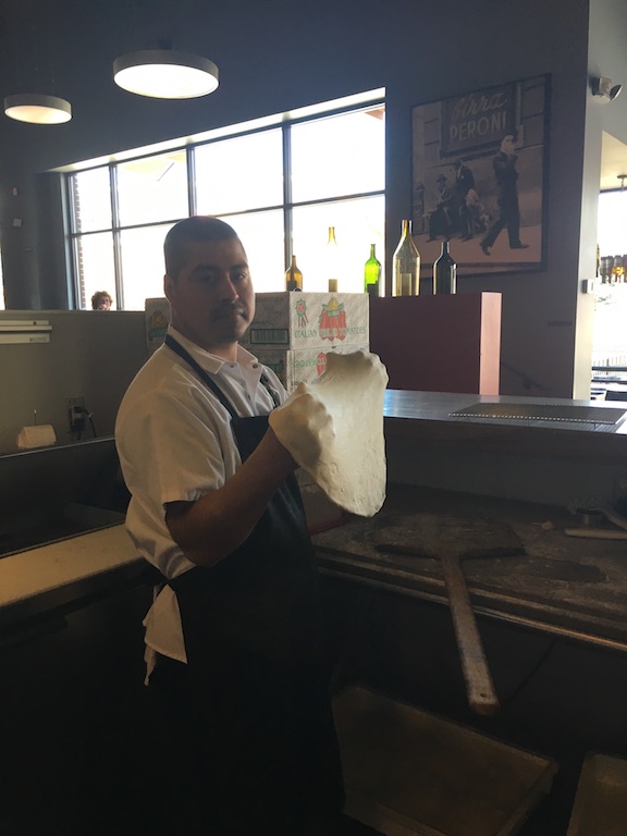 Jaime, who has been with Dante since the beginning, is almost always at the pizza station. During the warmer months, the bar in front of him is heaped with luscious tomatoes, fragrant basil, or whatever else is in season at that very moment. "It's been nonstop nettles and sun chokes recently," said Nick when I spoke to him in mid-April. A few days later, the Facebook page heralded the season's first asparagus.