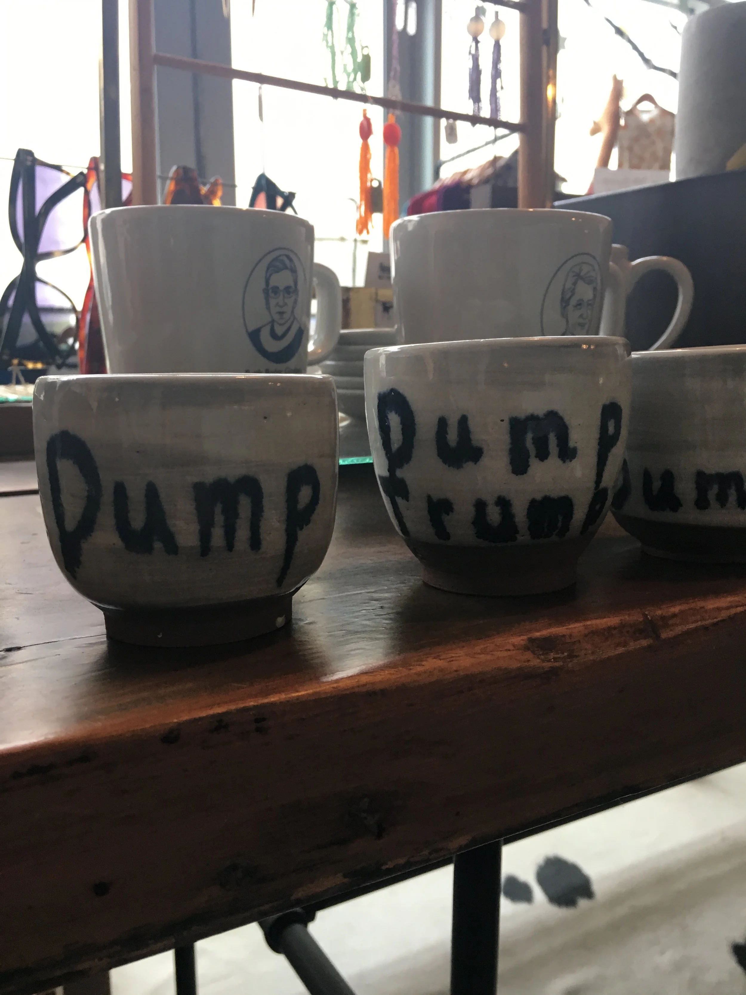 Mugs for red staters who don't drink the Kool-Aid. True Blue actively supports worthy and urgent causes, including participating in benefits for refugees, showcasing underfunded youth art programs and getting out the vote for progressive candidates.